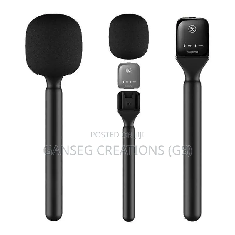 Handheld Wireless Microphone Adapter Holder for Interviews