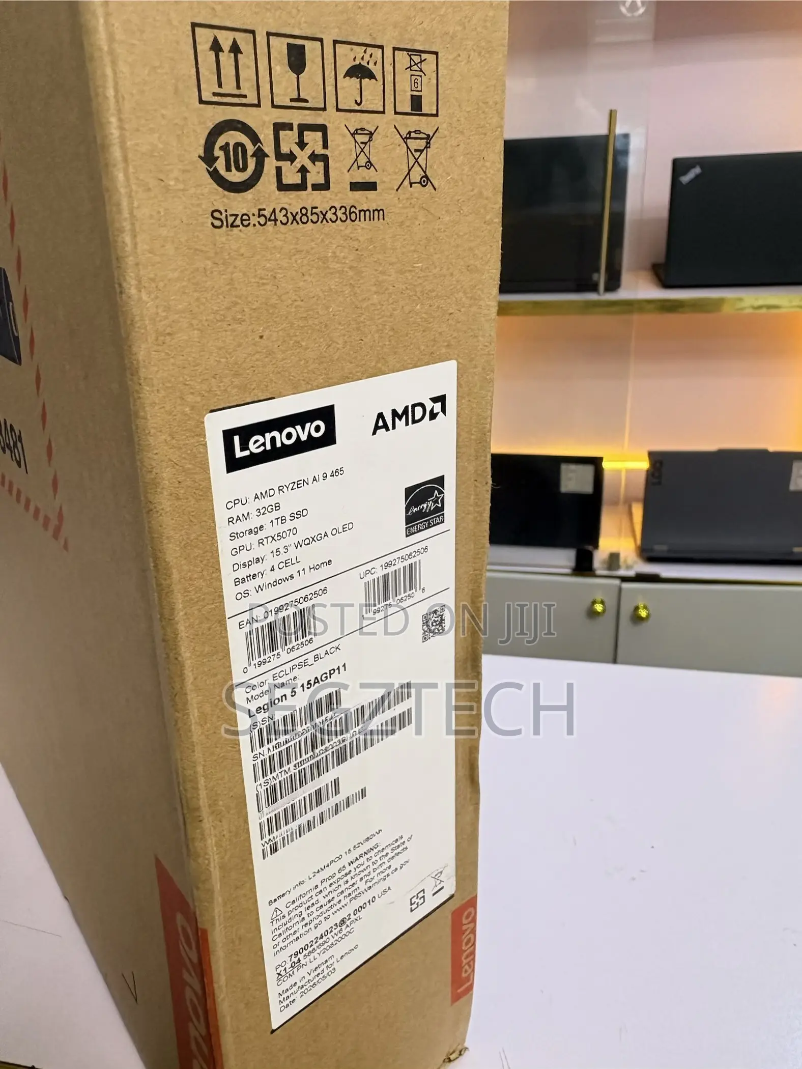 New Laptop Lenovo Legion 5 32GB AMD Ryzen 9 SSD 1T