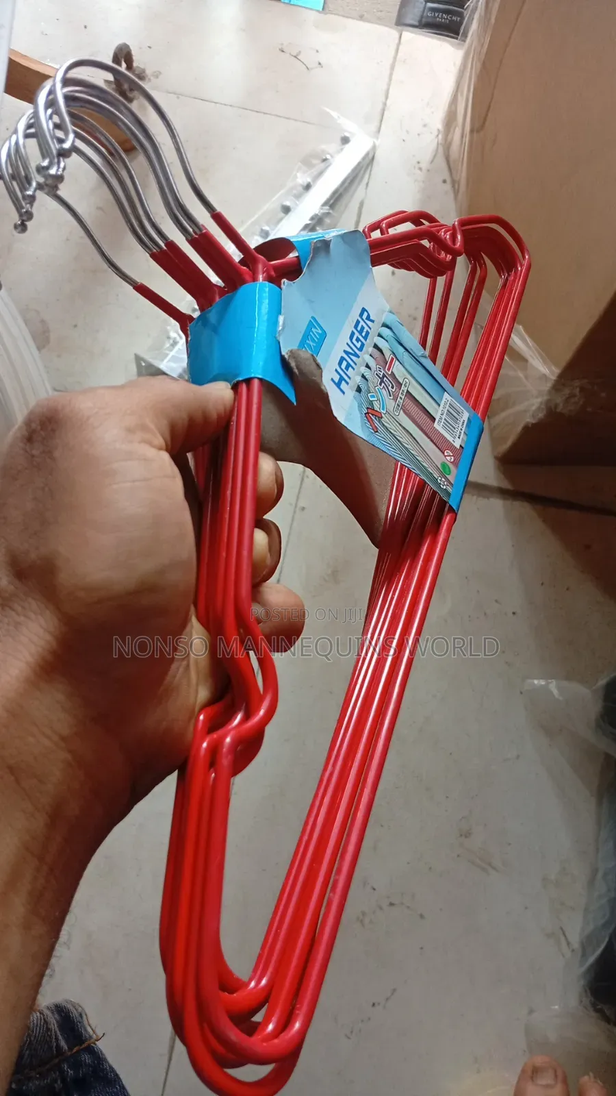 Coated Hangers of Different Colours