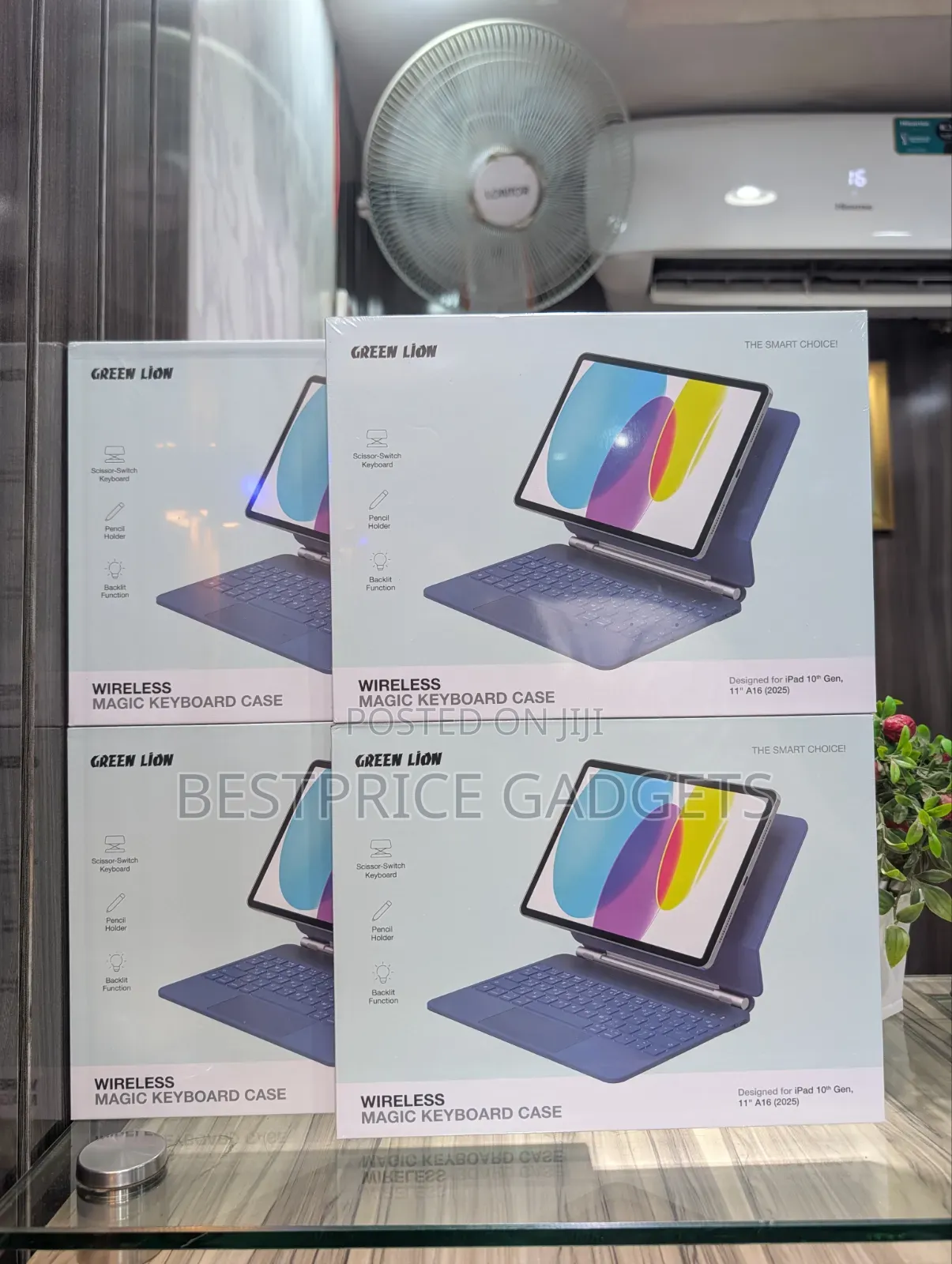 Greenlion Magic Keyboard iPad 10th Gen, iPad 11th Gen, New Blue