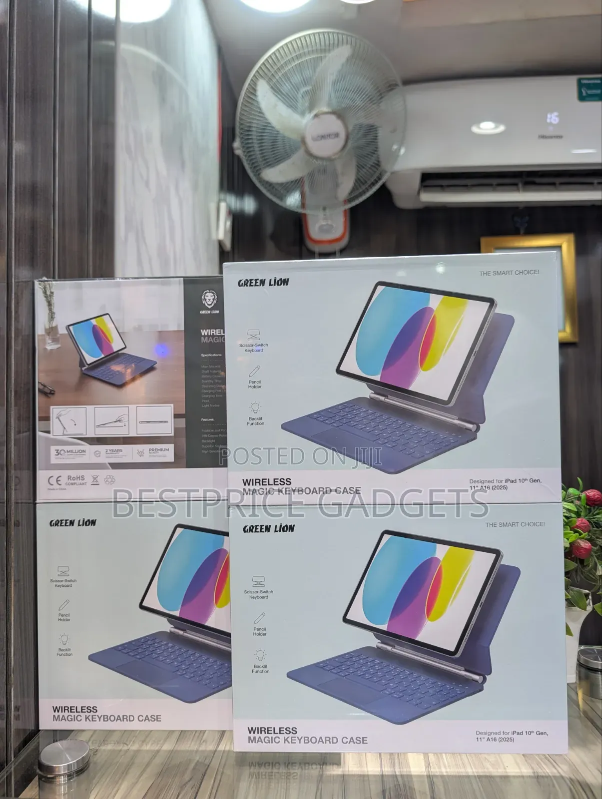 Greenlion Magic Keyboard iPad 10th Gen, iPad 11th Gen, New Blue