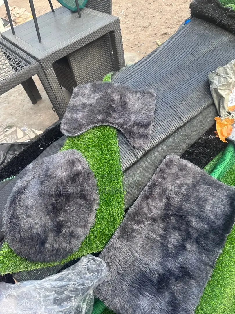 3pcs Stylish Toilet Mat.
