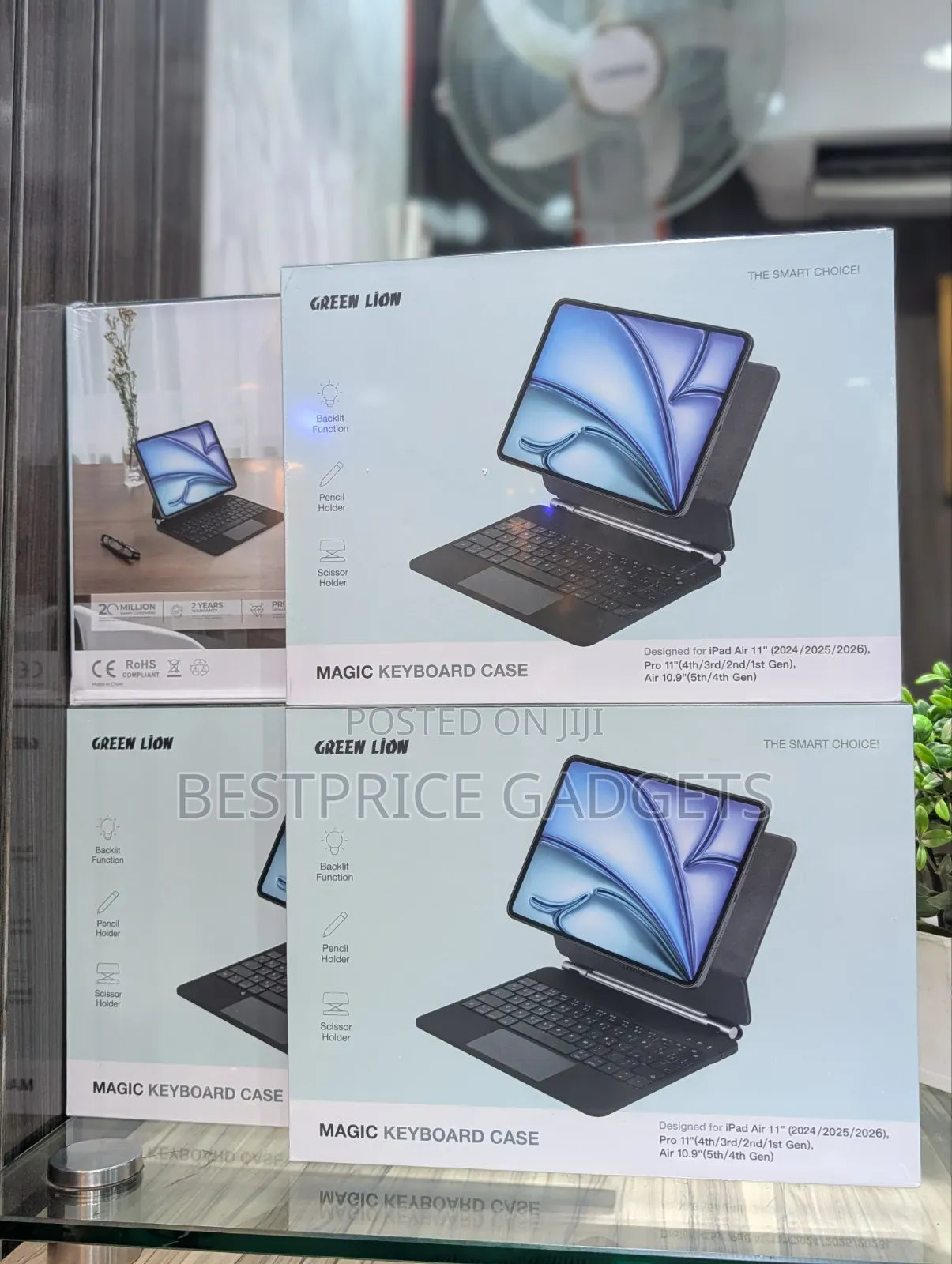 Greenlion Magic Keyboard iPad Air 11th Gen, iPad Pro 11 (1st-4th Gen)