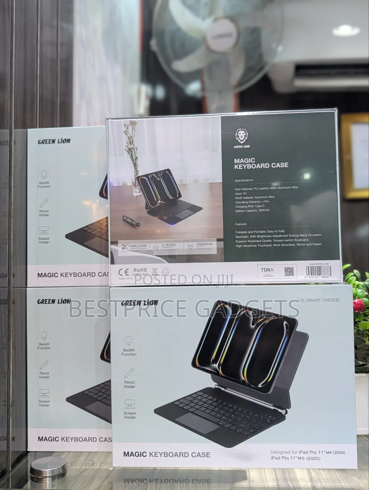 Greenlion Magic Keyboard iPad Pro 11 M4 iPad Pro 11 M5, New Black