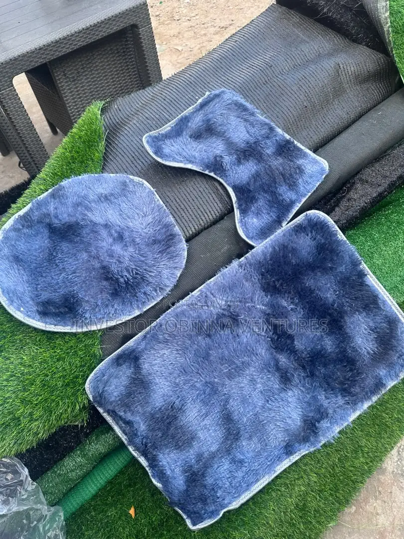 3pcs Stylish Toilet Mat.