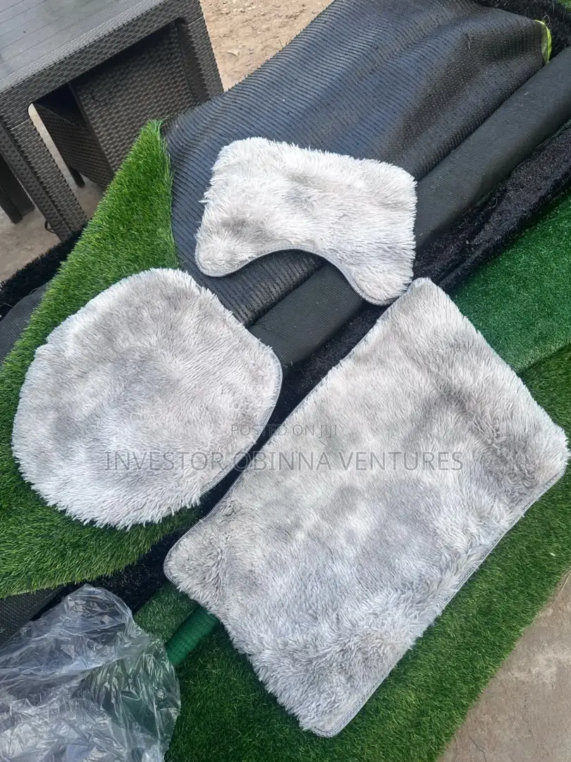 3pcs Stylish Toilet Mat.