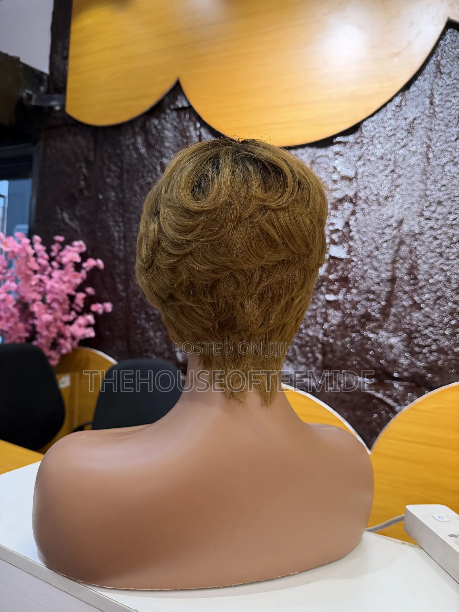 Ombré Short Pixie Wig