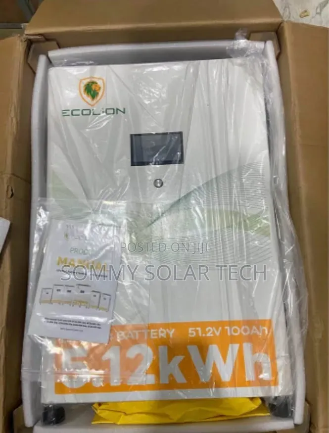 Ecolion Lithium Ion Battery 5.12kwh 48v