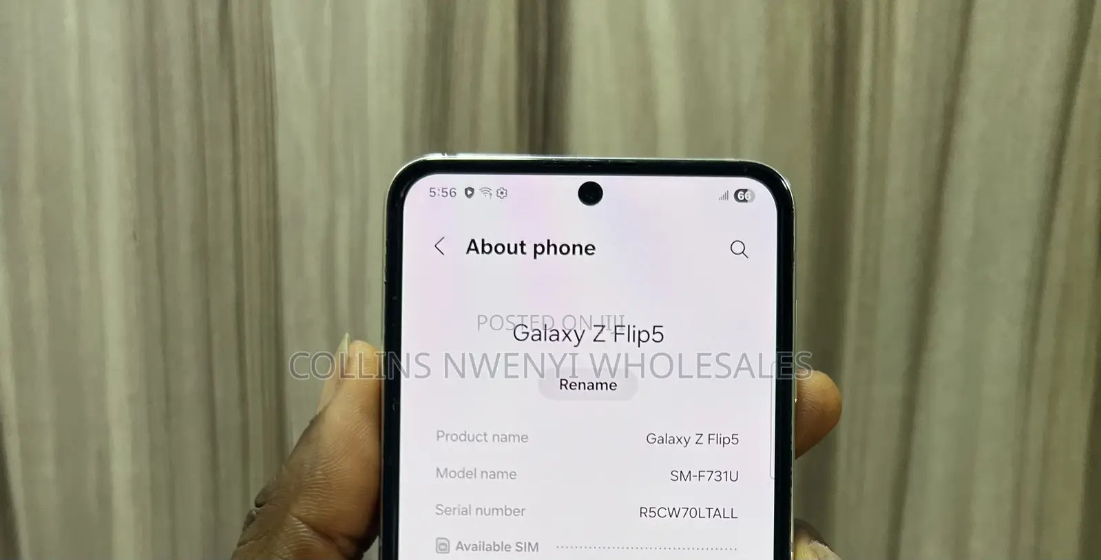 Samsung Galaxy Z Flip 5 256 GB Gray