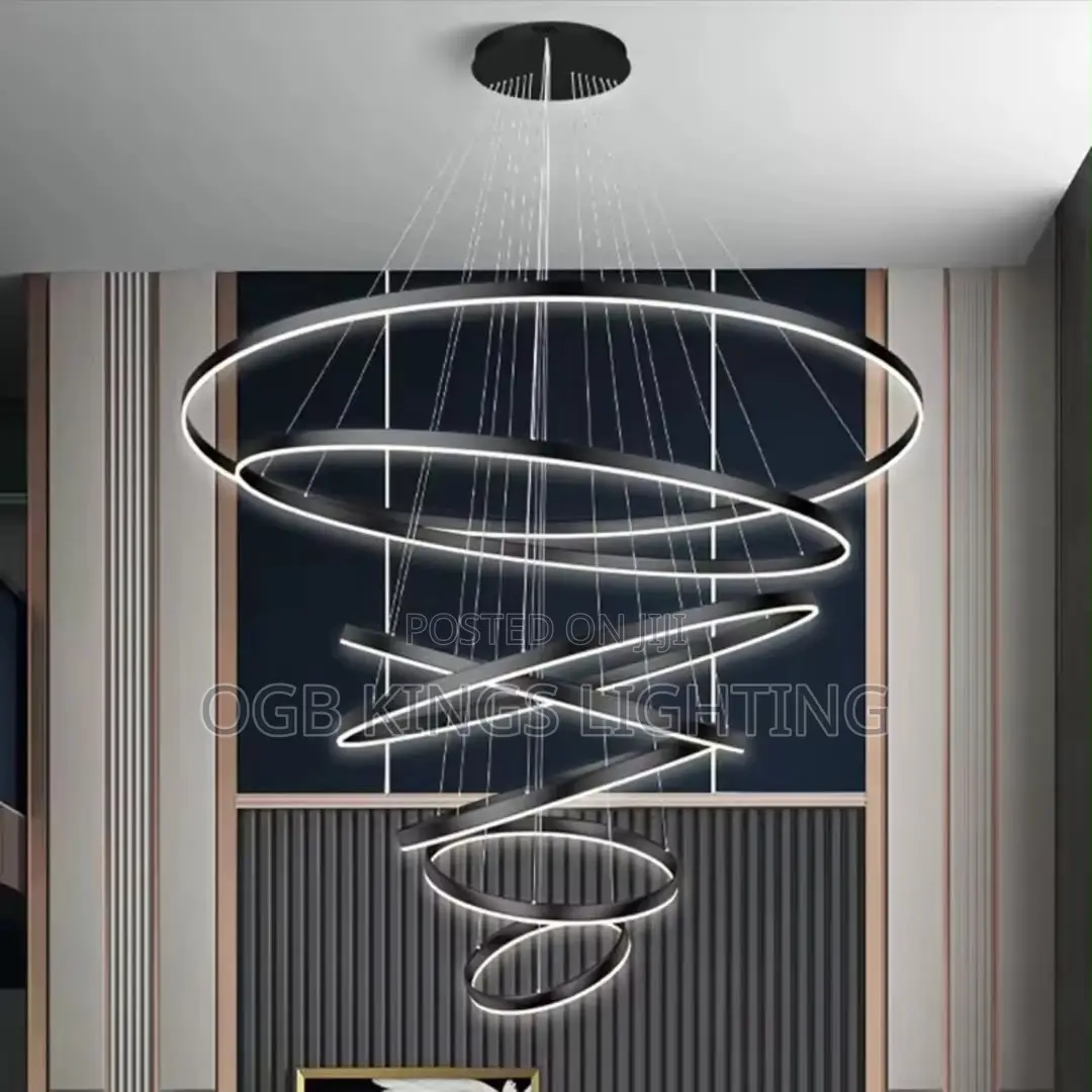 Nordic Stair Chandelier Indoor Ceiling Light Pendant for Living Room