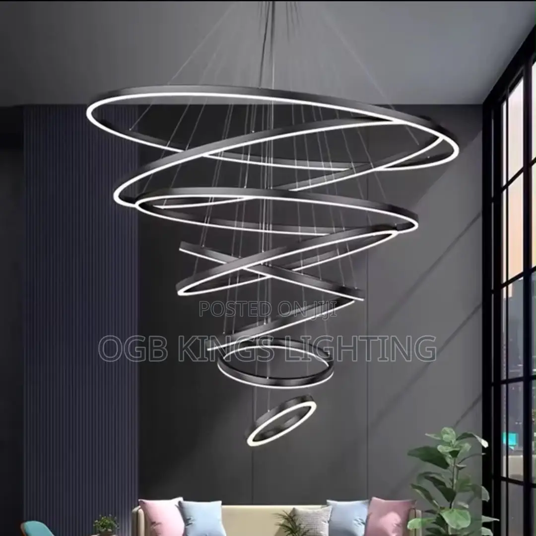 Nordic Stair Chandelier Indoor Ceiling Light Pendant for Living Room