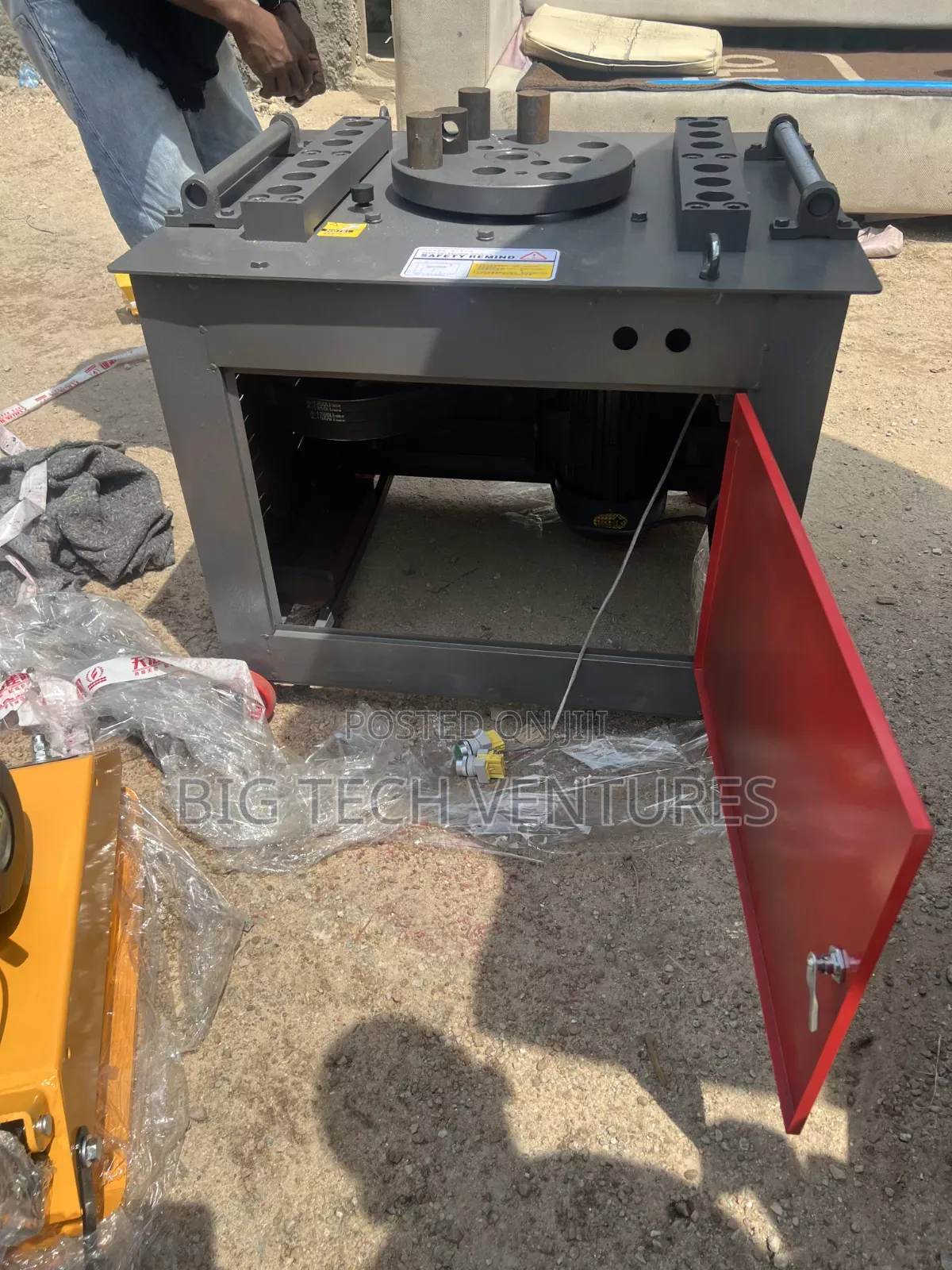 Heavy-Duty GW50 Steel Rebar Bending Machine Used in Construction