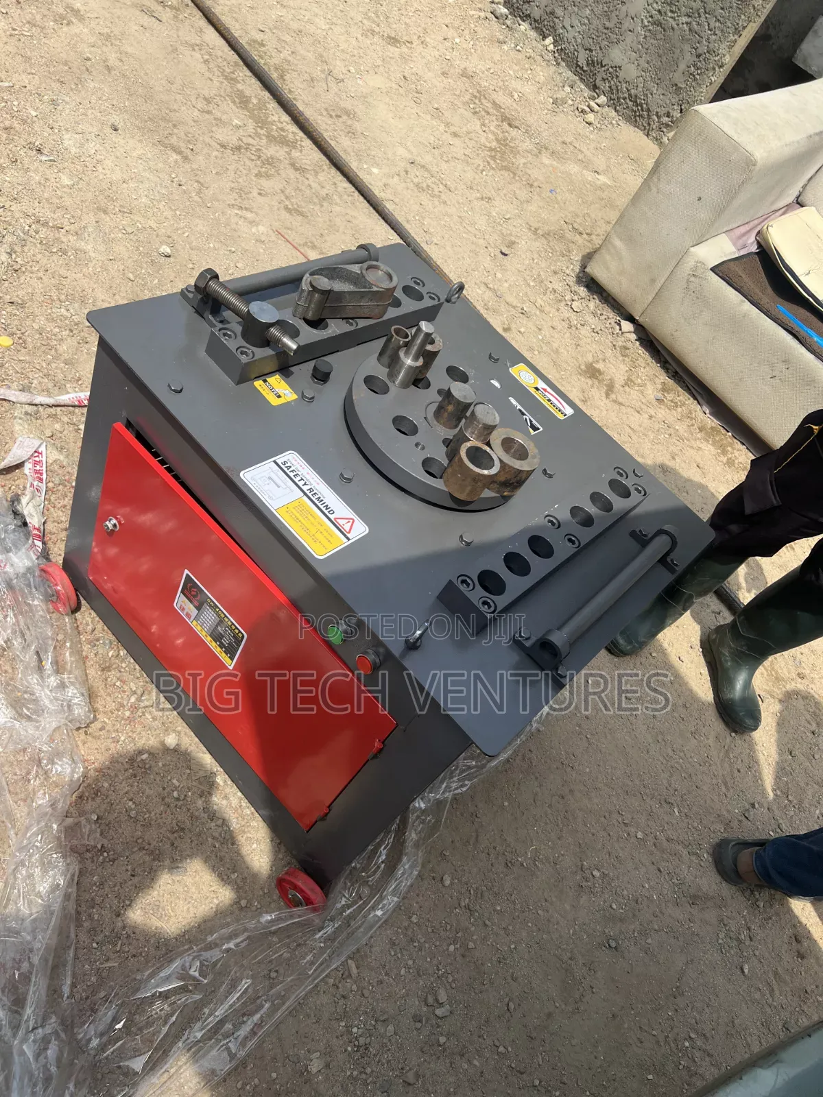 Heavy-Duty GW50 Steel Rebar Bending Machine Used in Construction