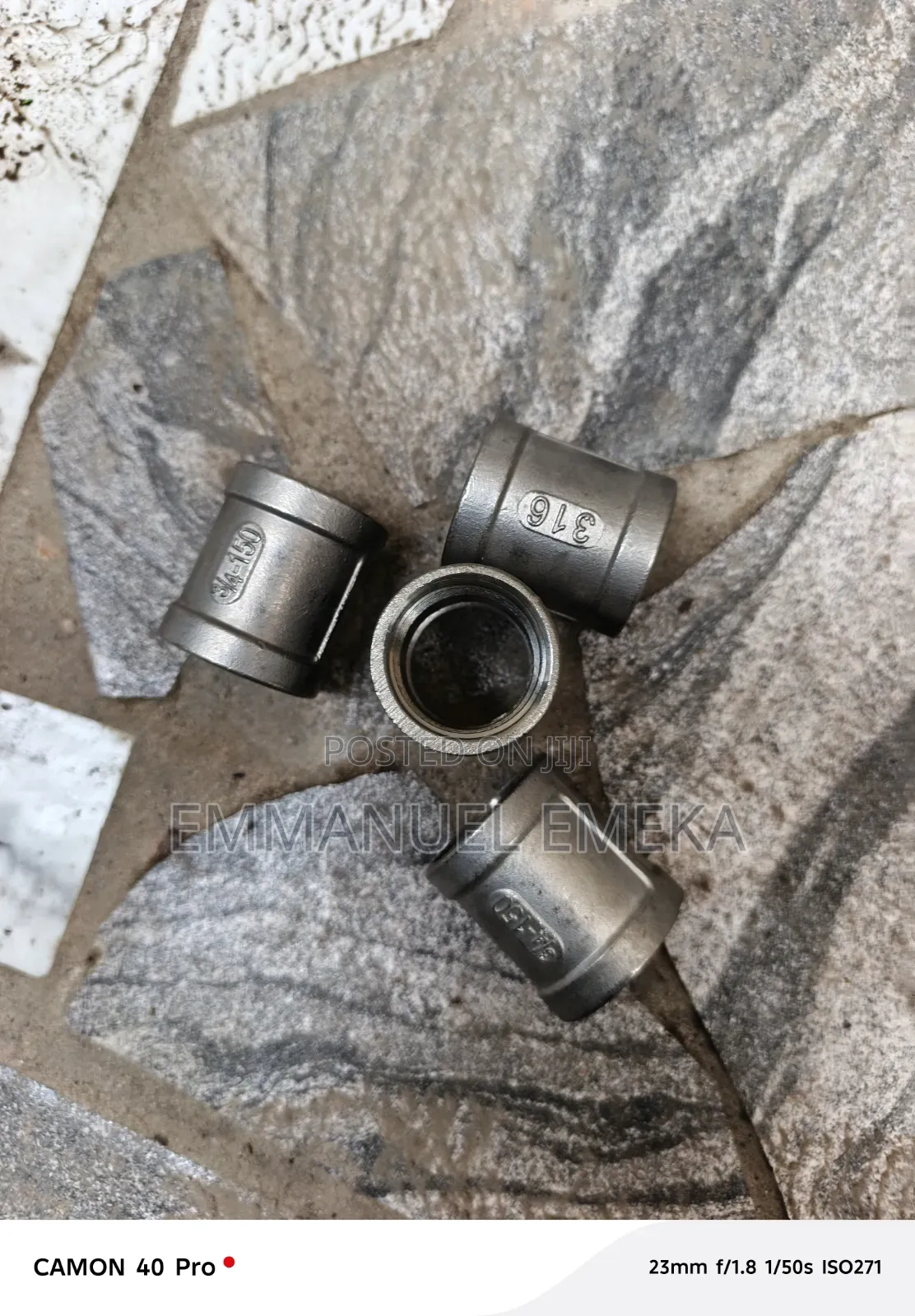 1/2" NPT Female-Threaded Coupling or Half-Coupling Pipe Fittings,