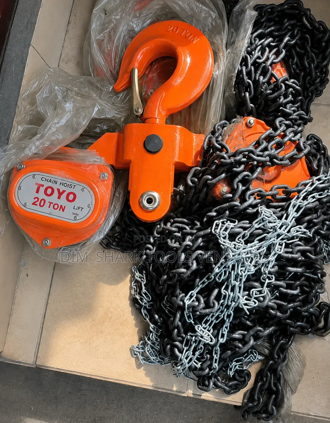 20ton Heavy-Duty Safety Chain Hook/Manual Chain Block Hoist
