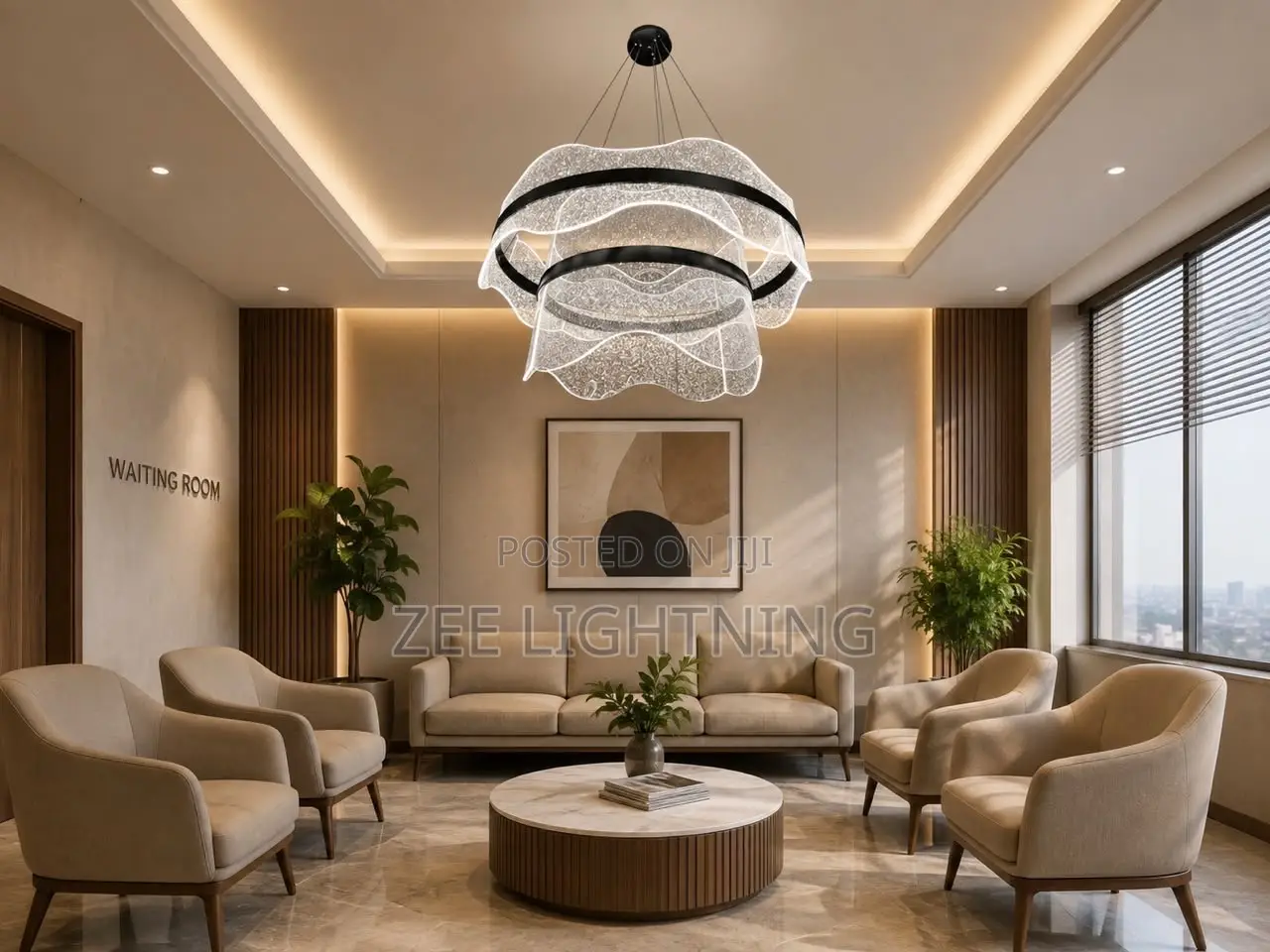 New Modern Luxury Parlor Chandelier ( 2 Steps Drops )