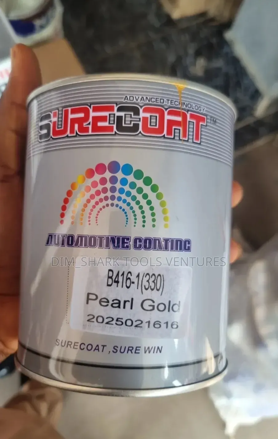 Original Car Paint Pearl Gold(1l)Sure Coat