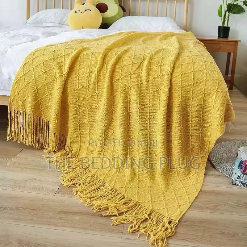 Sofa Throw Knitted Blanket