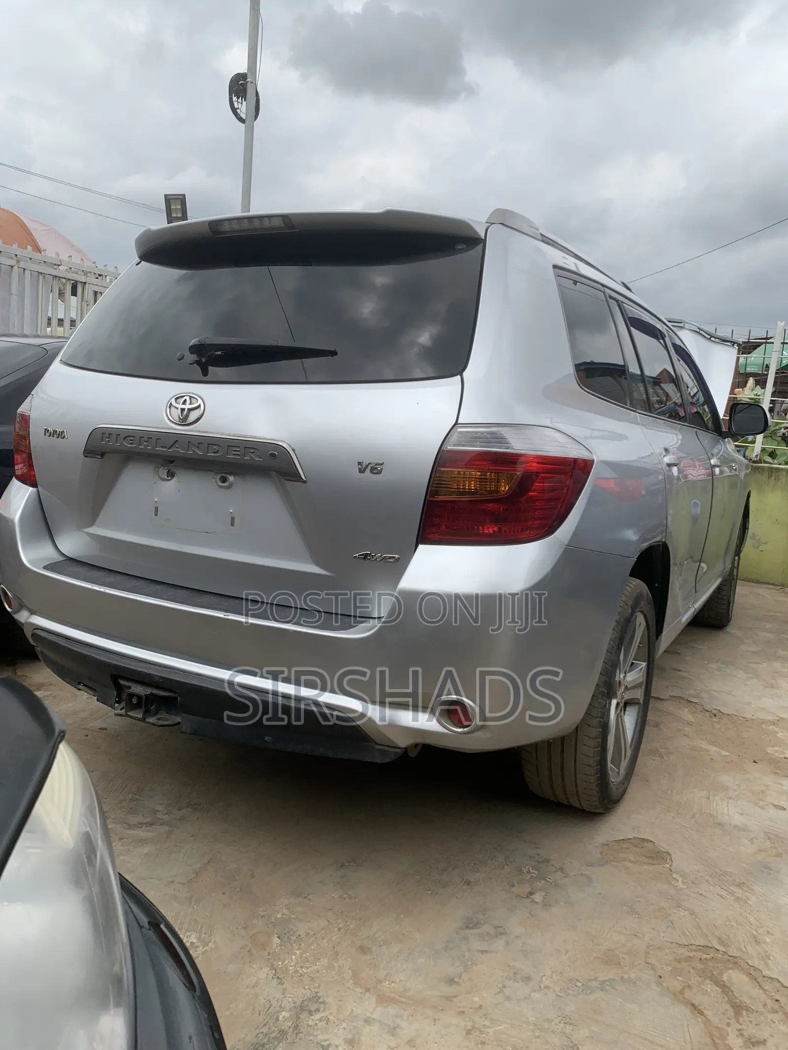 Toyota Highlander V6 2009 Silver