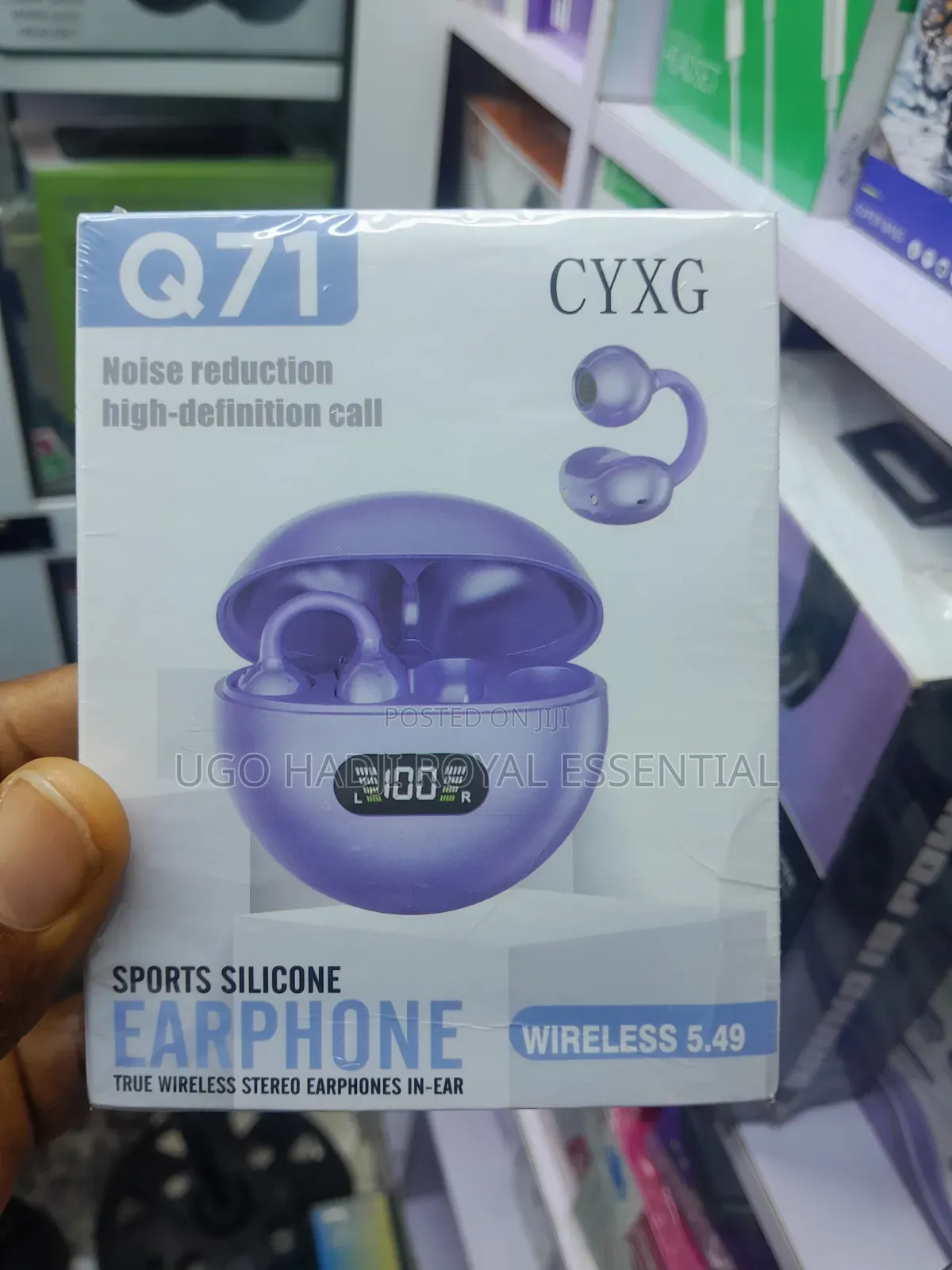 CYXG Q71 True Wireless Sports Earbuds - Noise Cancelling LED Display