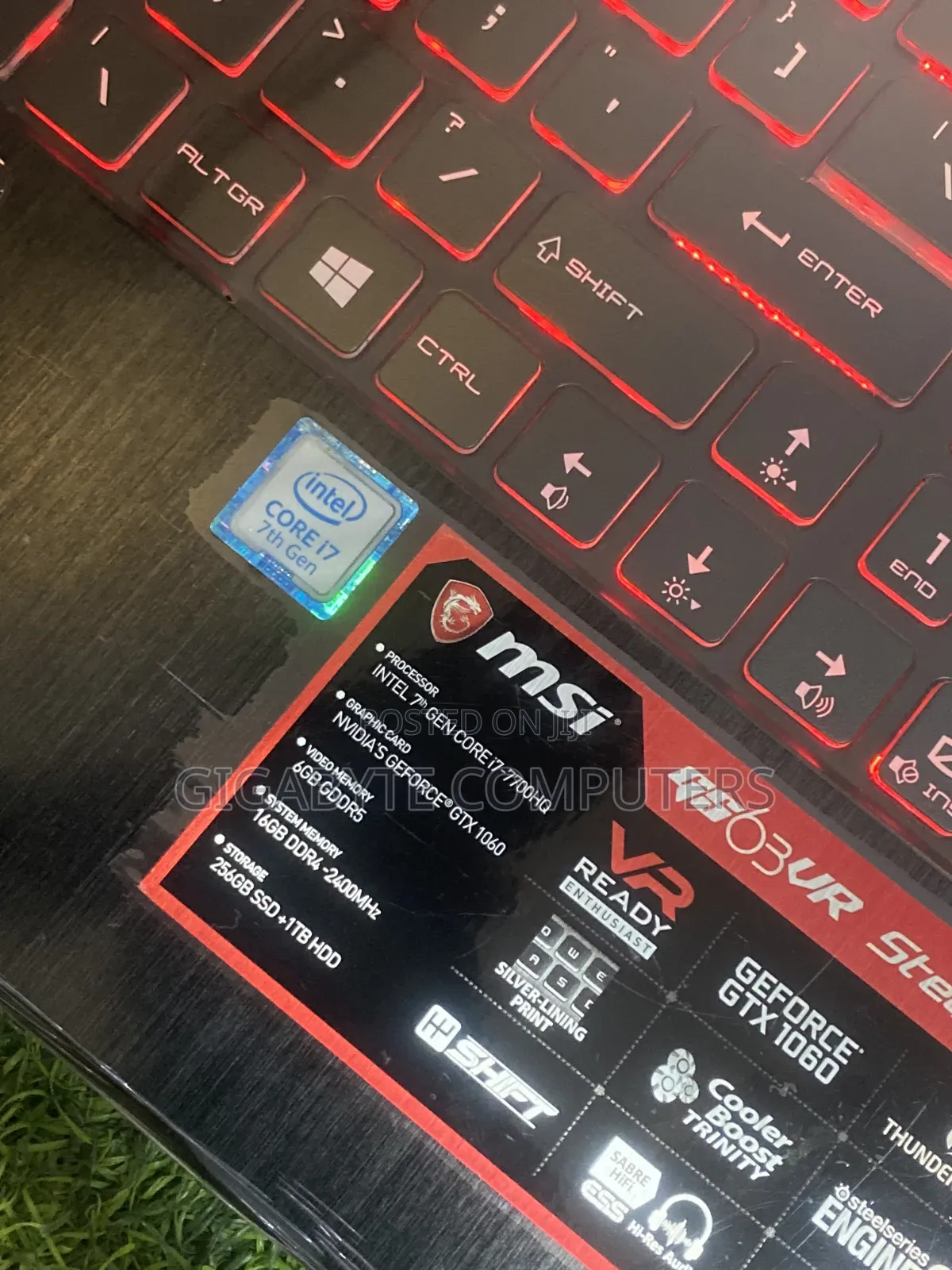 Laptop MSI GS63 7RD Stealth 16GB Intel Core i7 SSD 1T