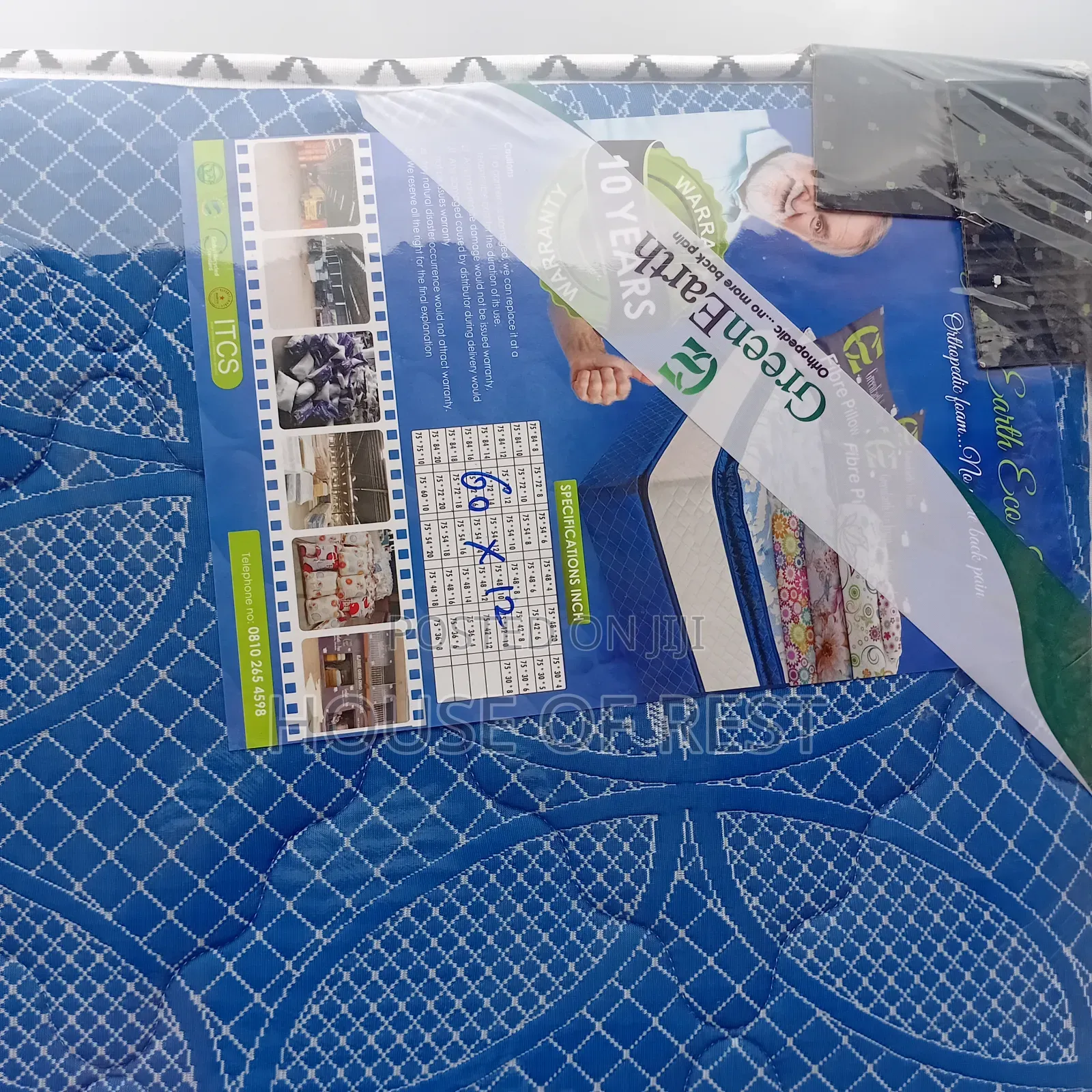 5 by 6 by 12 Full Orthopaedic Mattresse