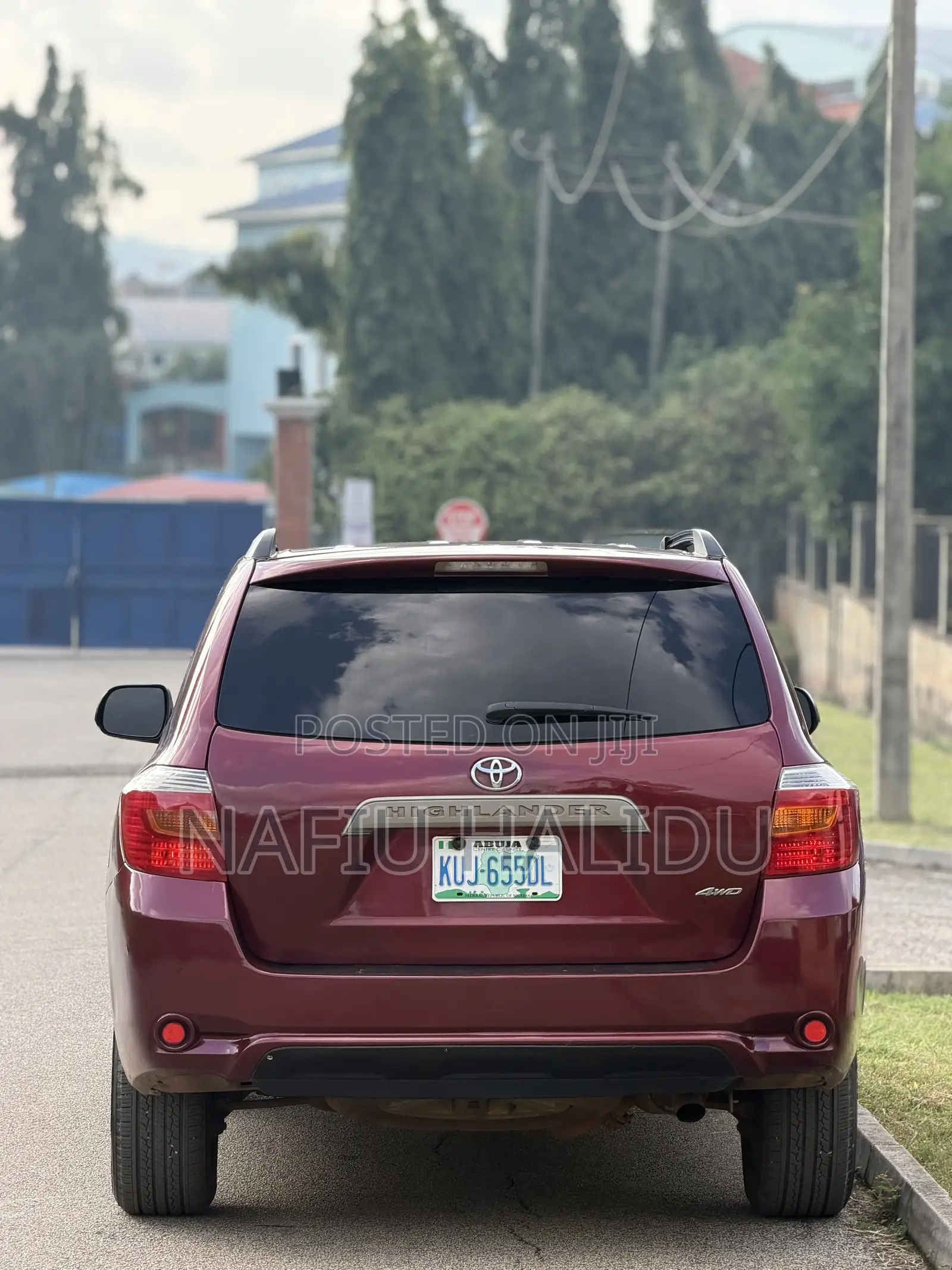 Toyota Highlander 2010 Maroon