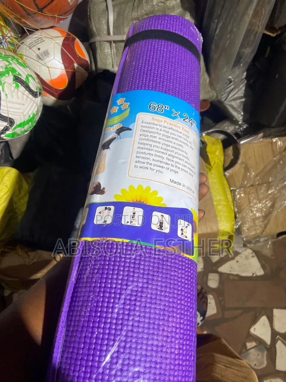 Thick Workout Mat for Home Training and Yoga