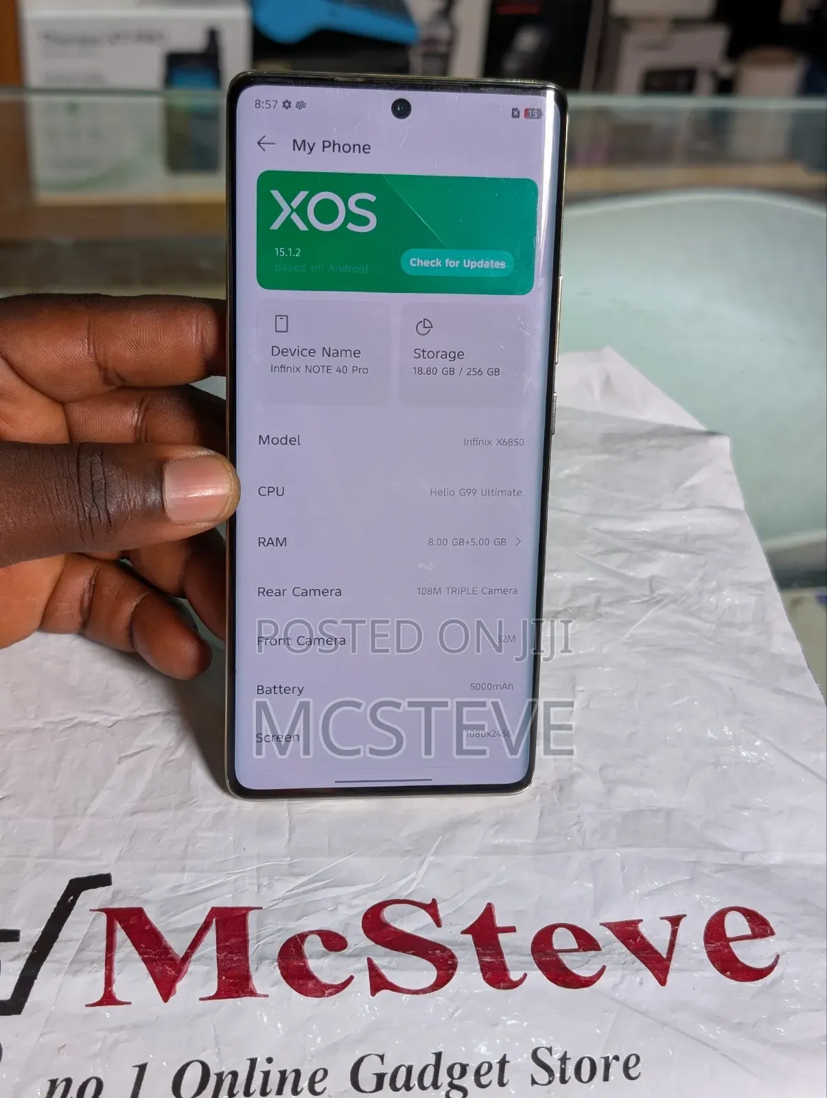 Infinix Note 40 Pro 5G 256 GB Green