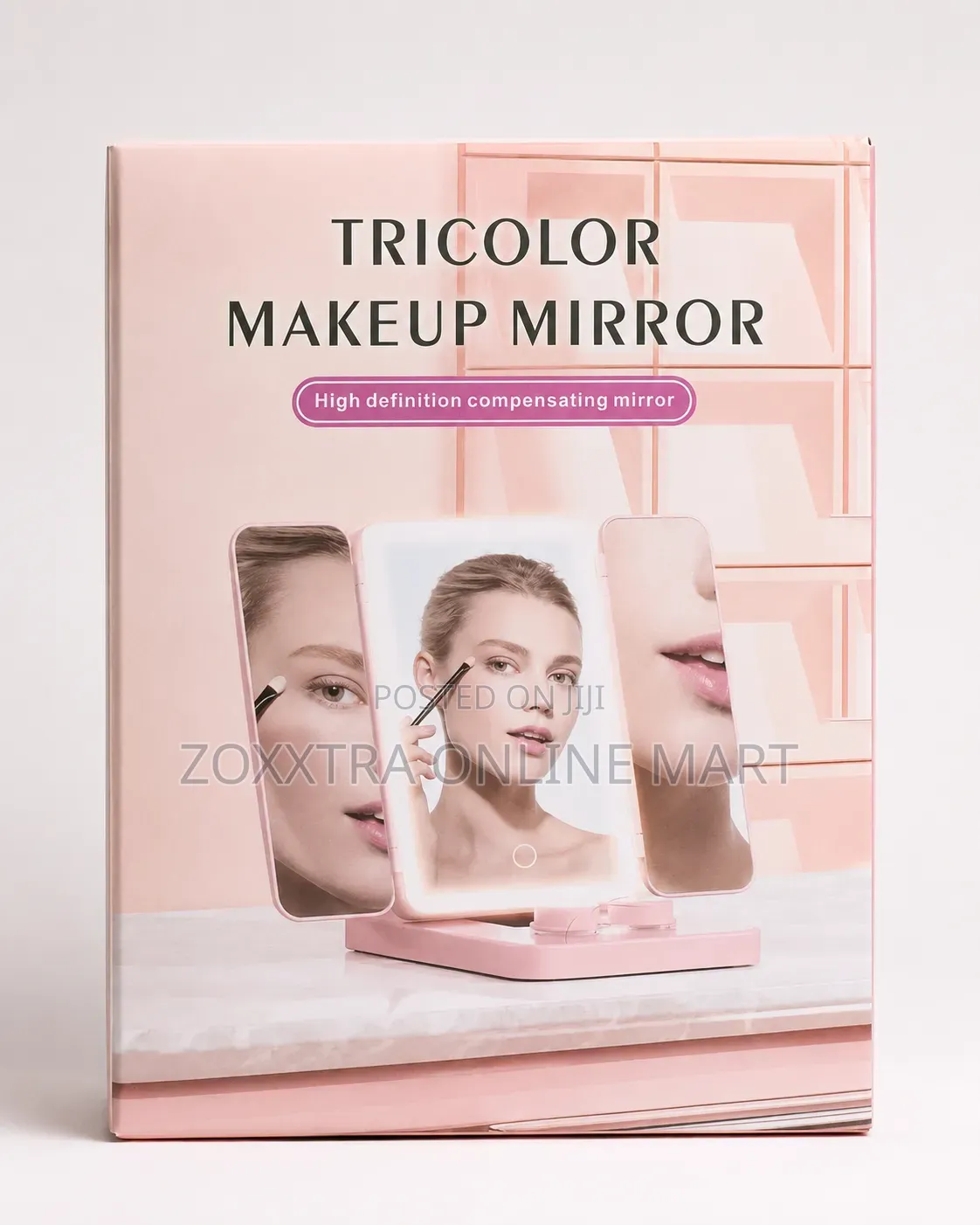 Tricolor Make Up Mirror With Led Light