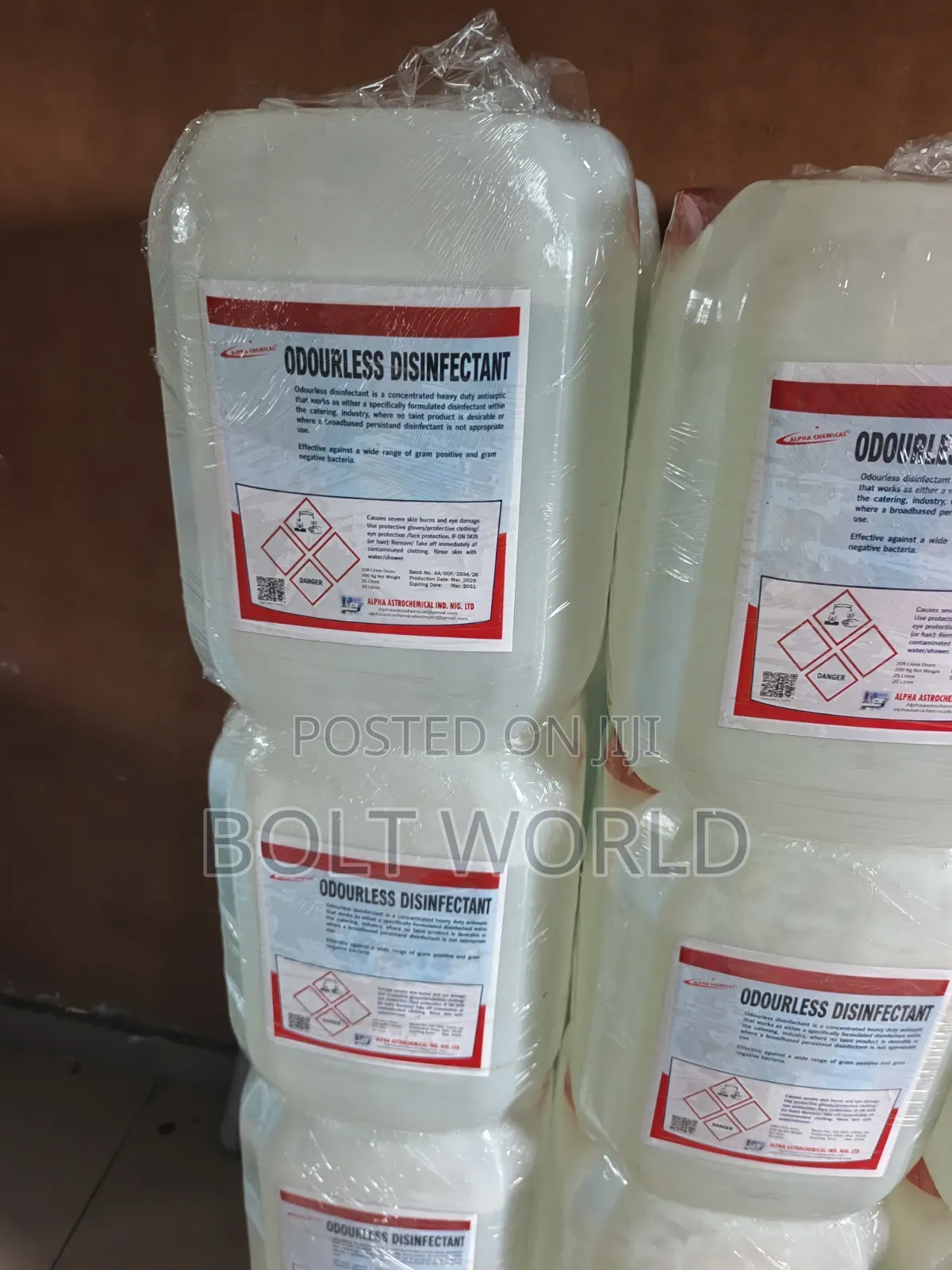Odourless Disinfectant 20l