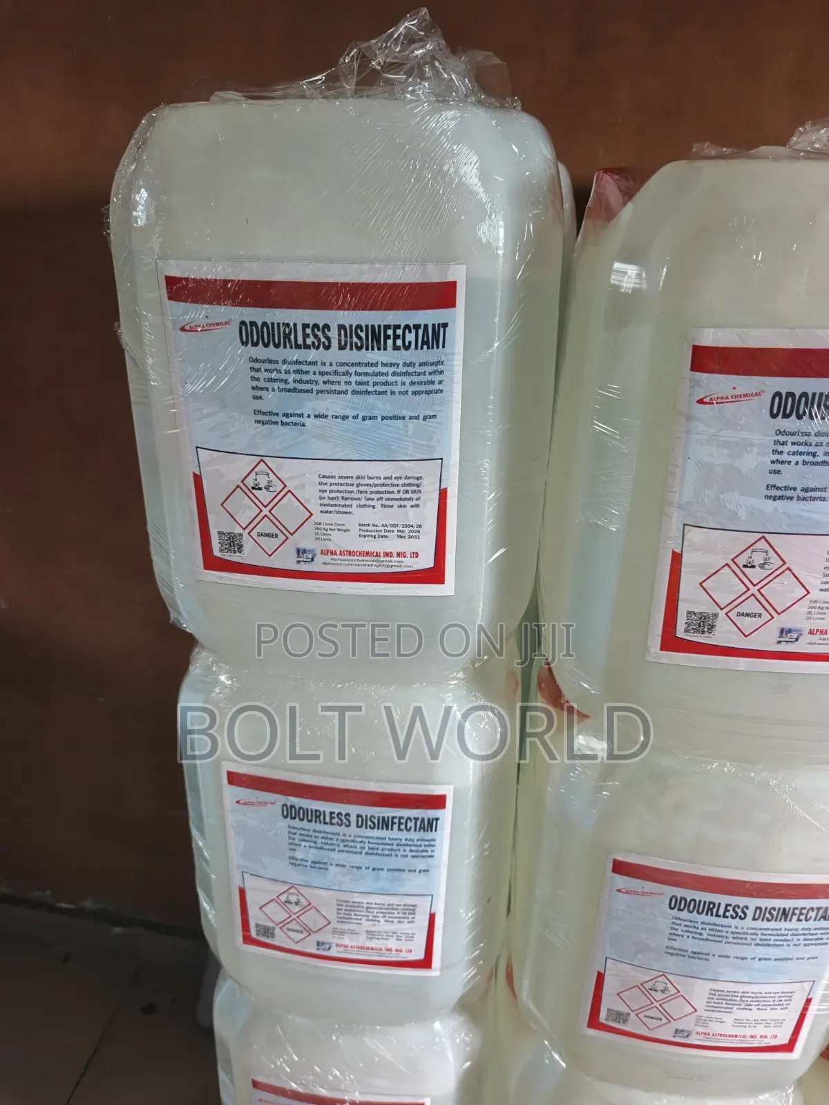 Odourless Disinfectant 20l