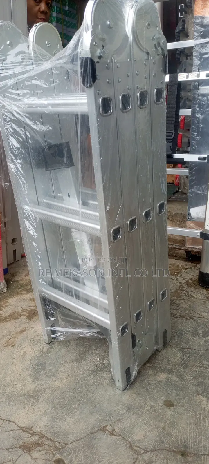 Heavy Duty 4x3(12ft) Industrial Multi Purpose Ladder With Warranty