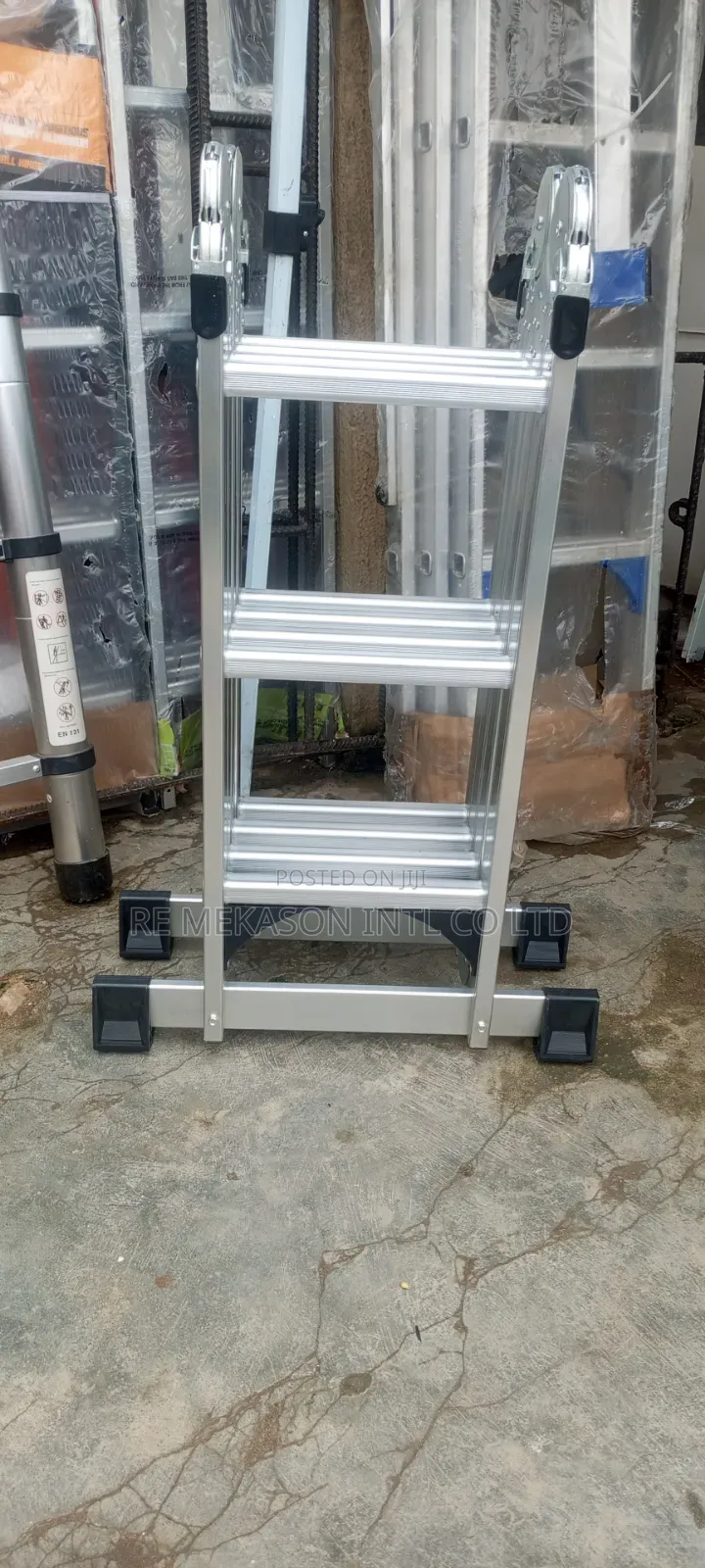 Heavy Duty 4x3(12ft) Industrial Multi Purpose Ladder With Warranty