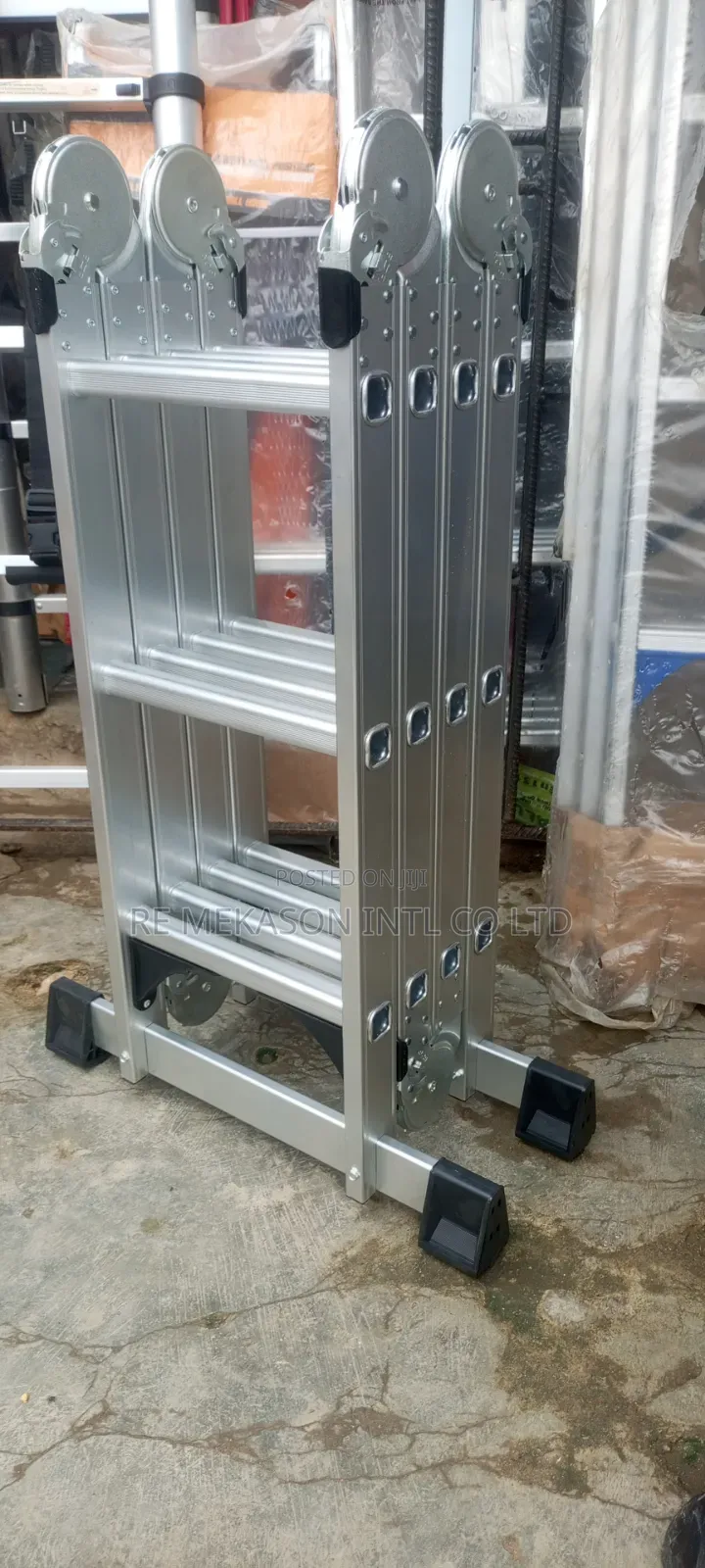 Heavy Duty 4x3(12ft) Industrial Multi Purpose Ladder With Warranty