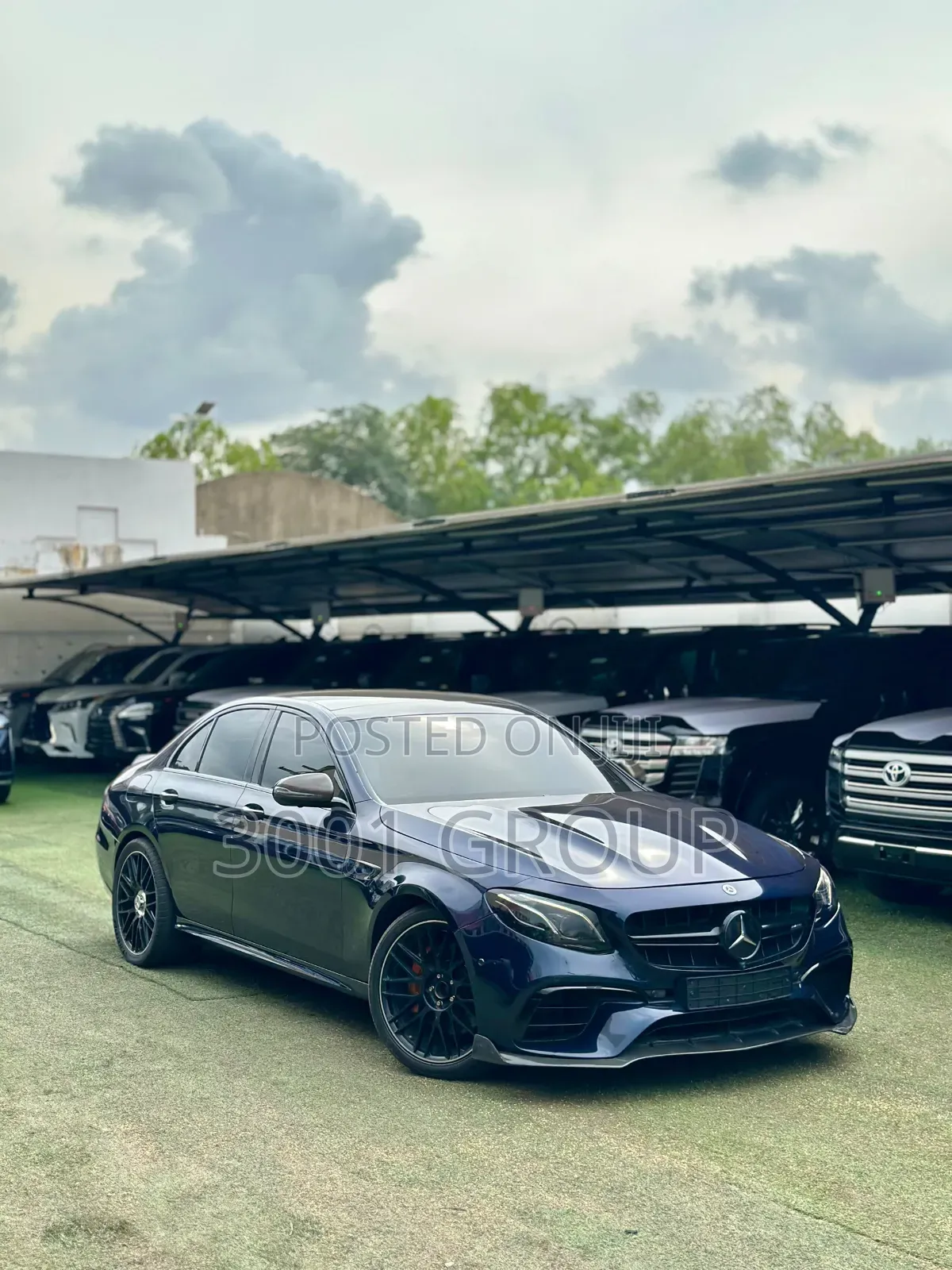 Mercedes-Benz E63 2018 Blue