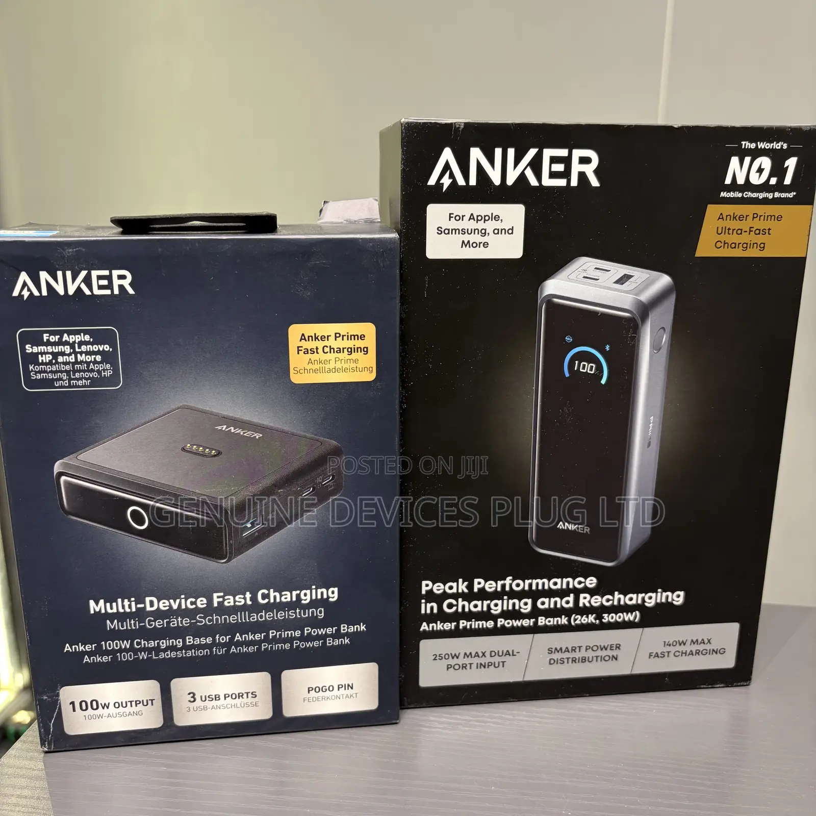 Anker Prime Power Bank, 26,250mAh 300W With Fast Charging Base