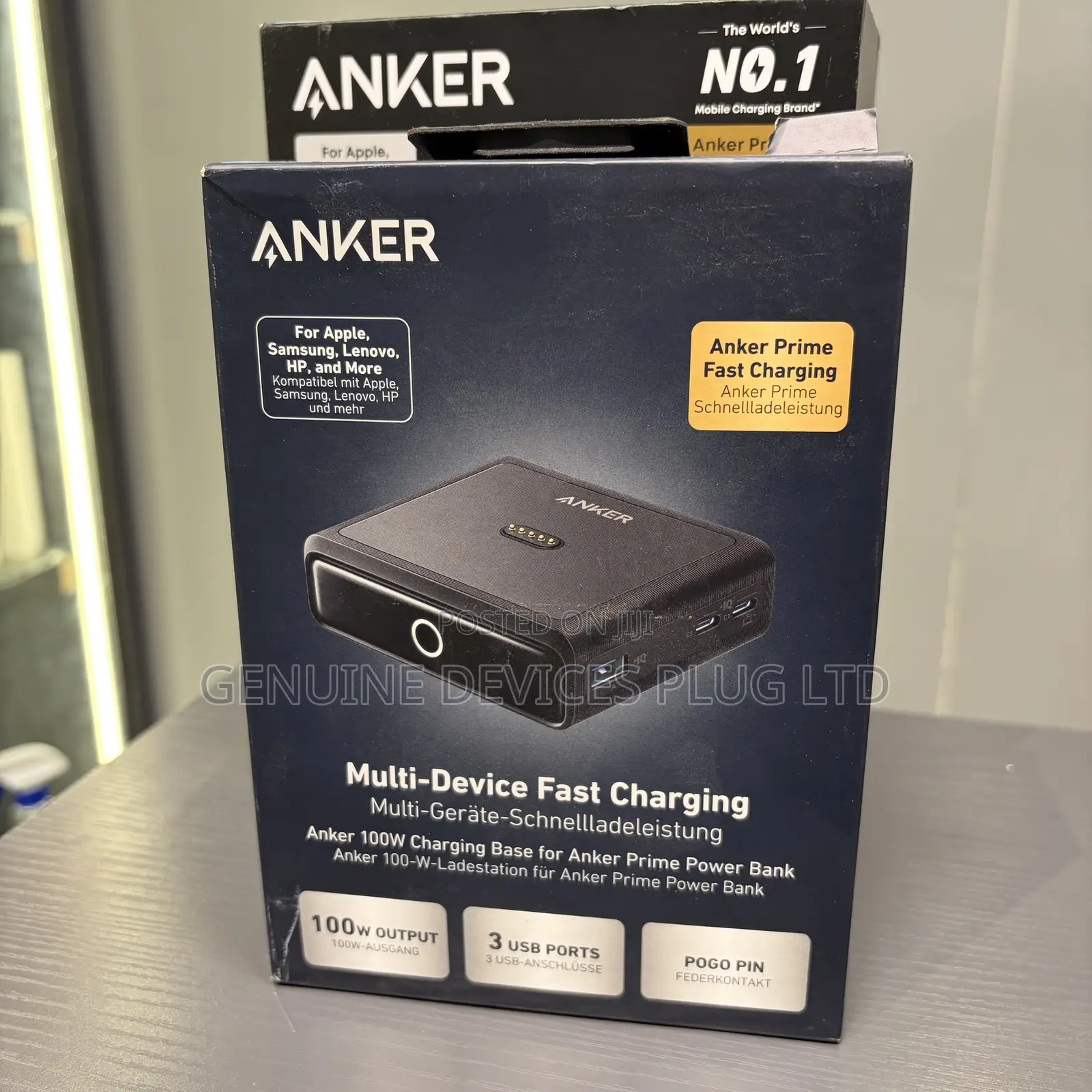 Anker Charging Dock, 100W Fast Charging With 4 Ports