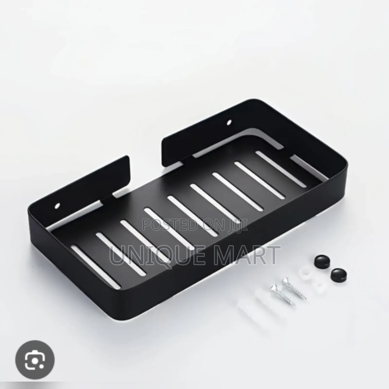 Quality Big Black Steel SUS 304 Wall Mounted Soap Rack