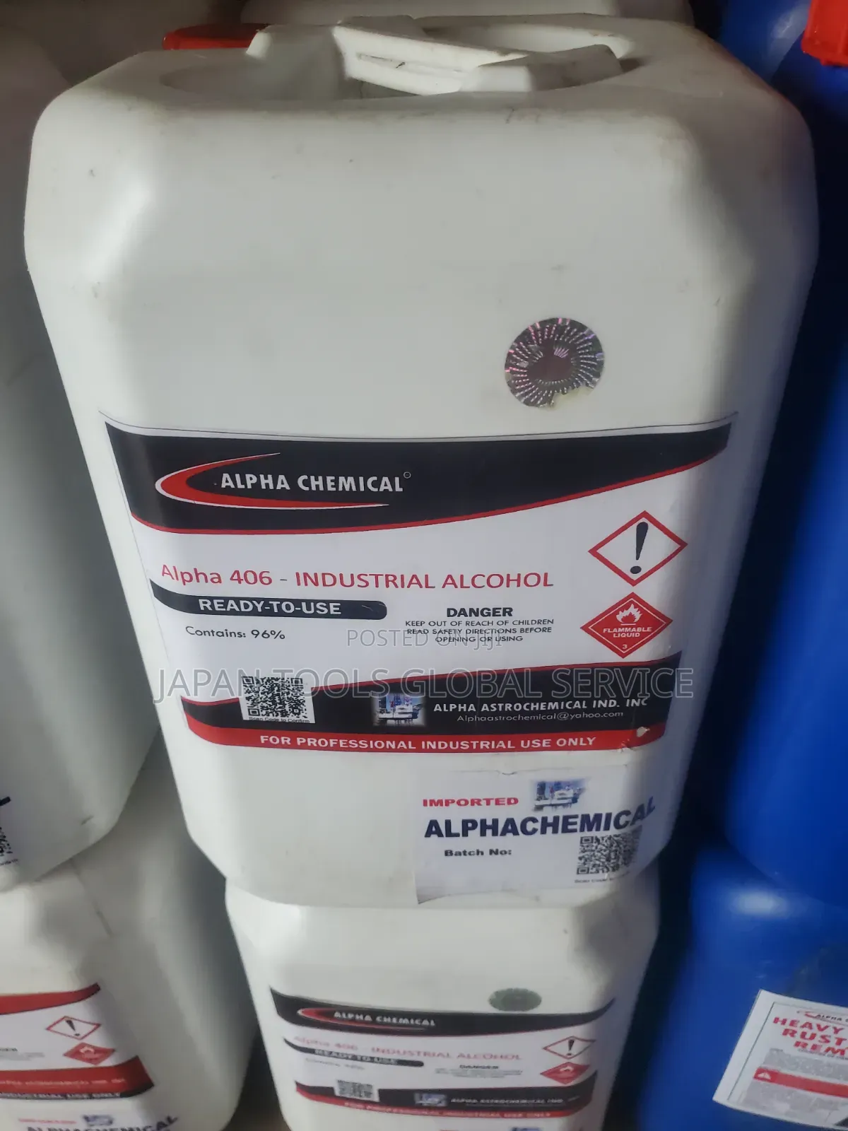 Alpha 406 Industrial Alcohol