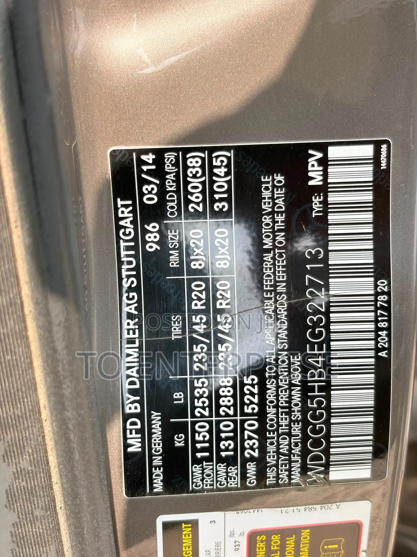 Mercedes-Benz GLK-Class 2014 Gray