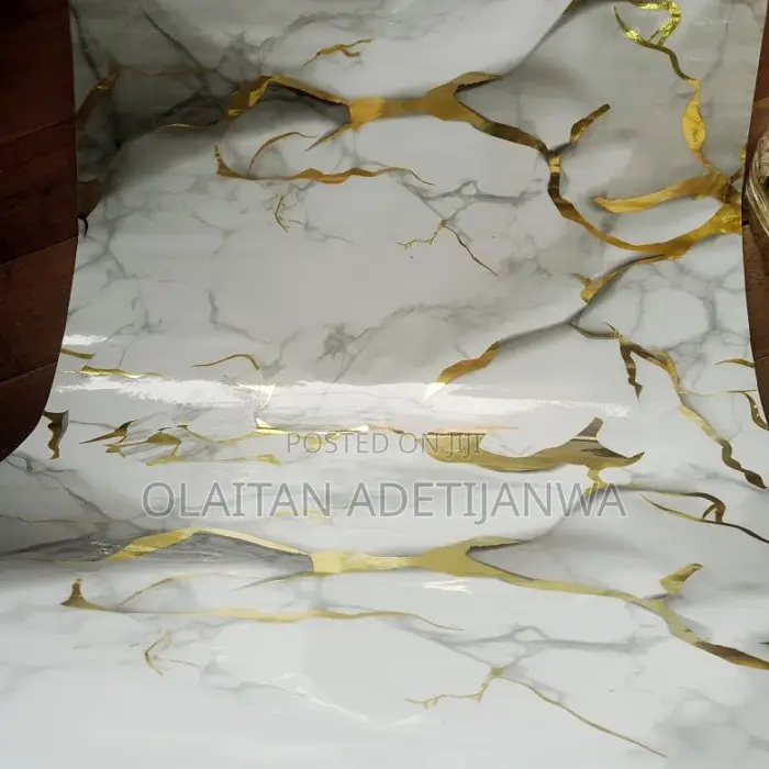 Self Adhesive Removable Marble Wallpapers Large Width