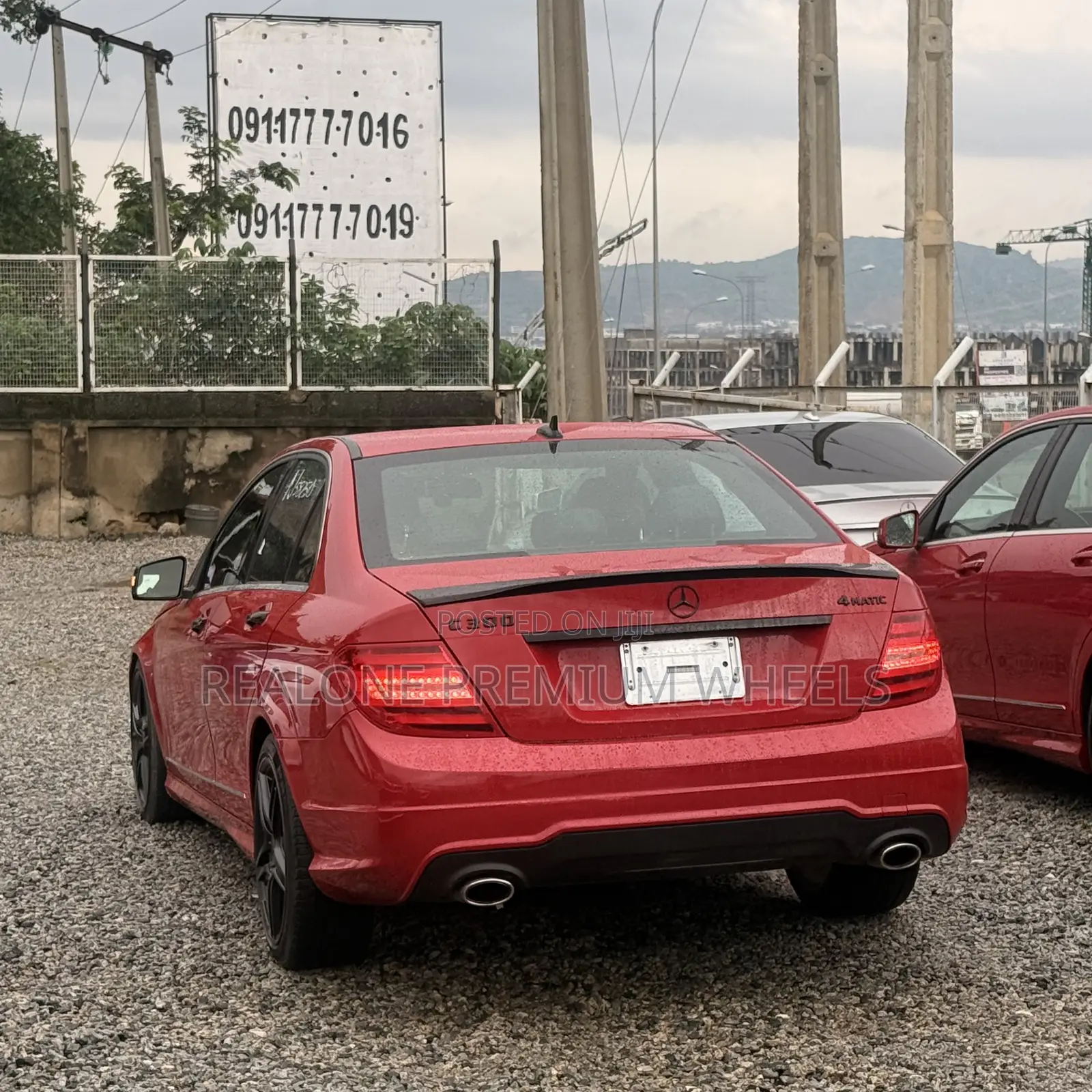 Mercedes-Benz C300 Sport 4Matic Sedan AWD (3.5L 6cyl 7A) 2013 Red