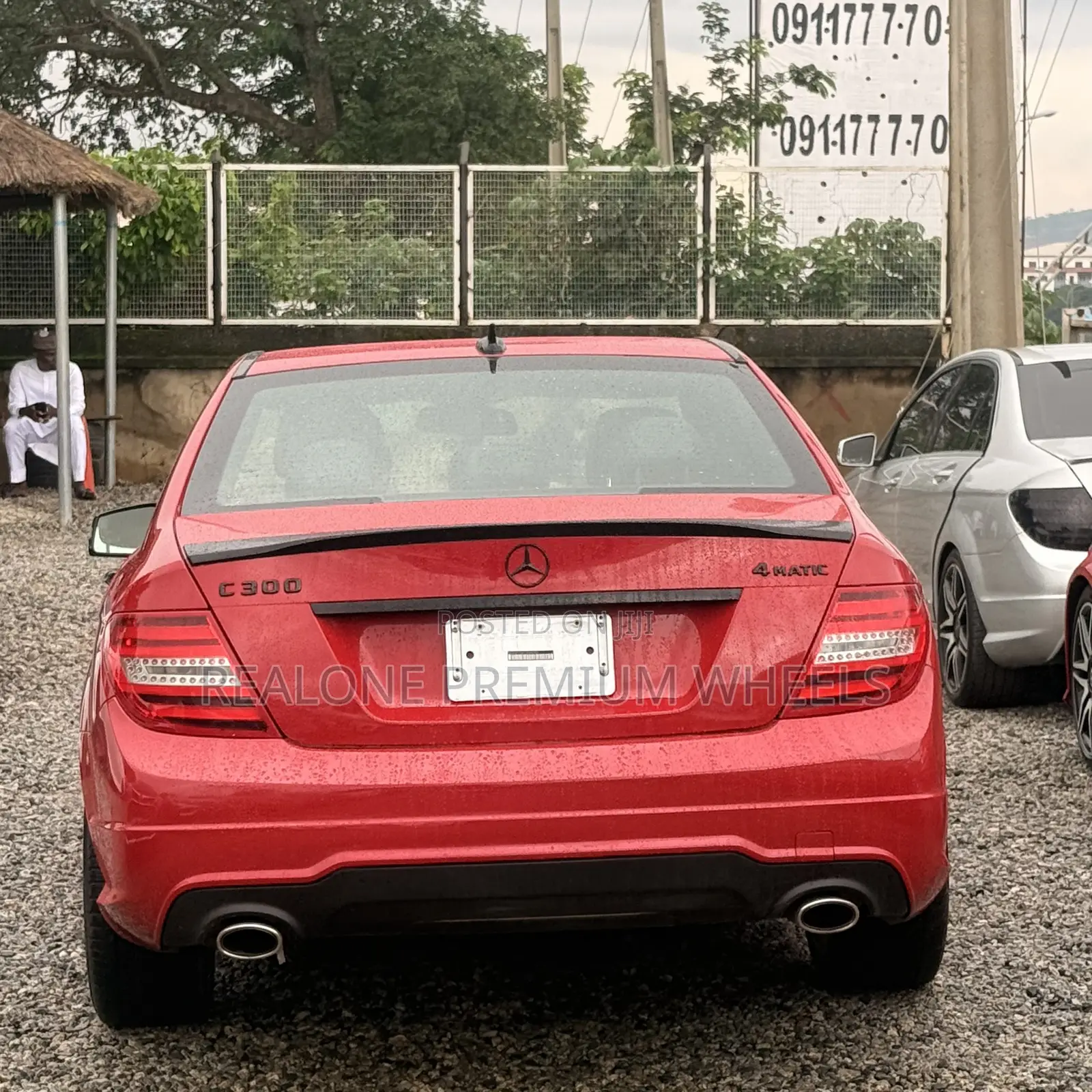 Mercedes-Benz C300 Sport 4Matic Sedan AWD (3.5L 6cyl 7A) 2013 Red