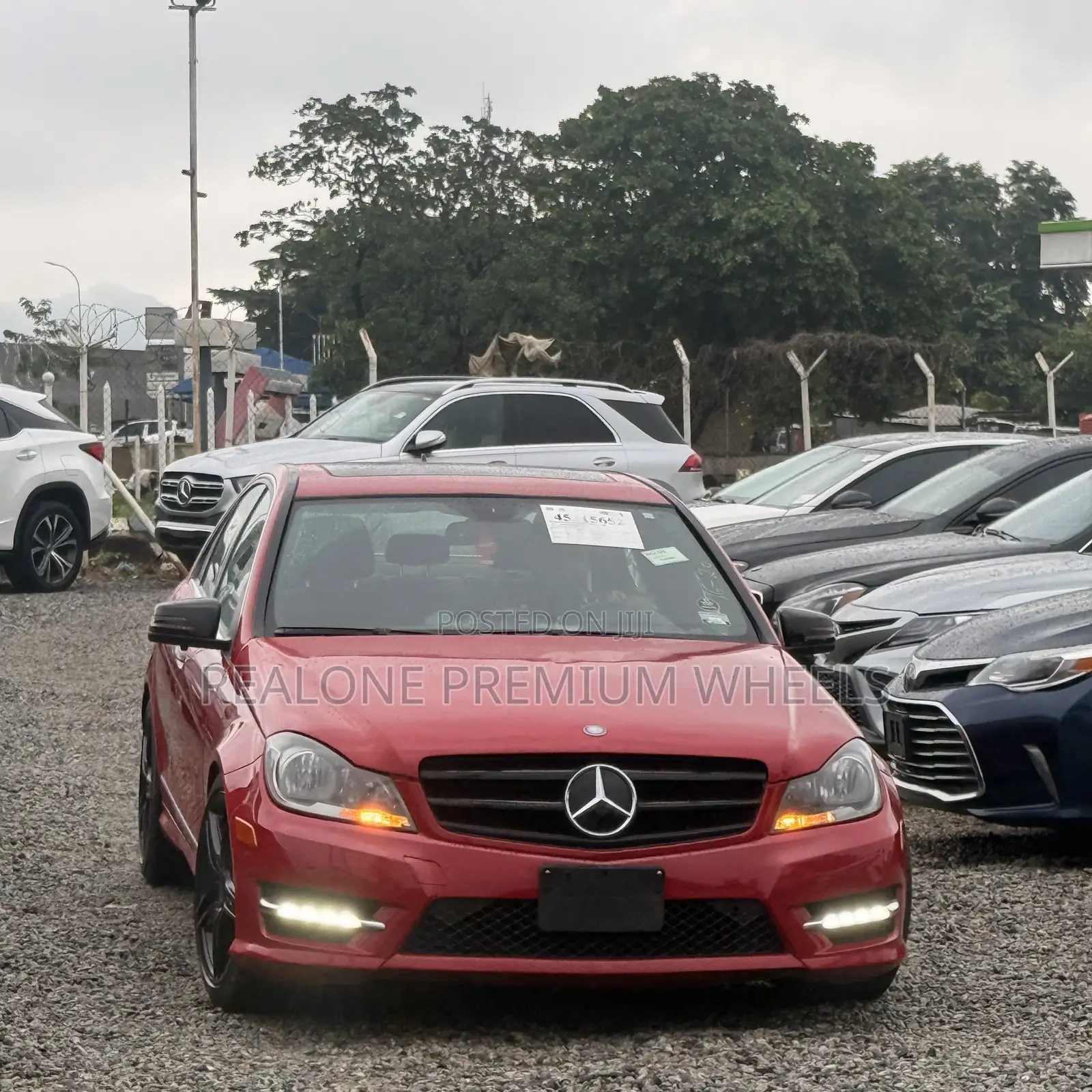 Mercedes-Benz C300 Sport 4Matic Sedan AWD (3.5L 6cyl 7A) 2013 Red
