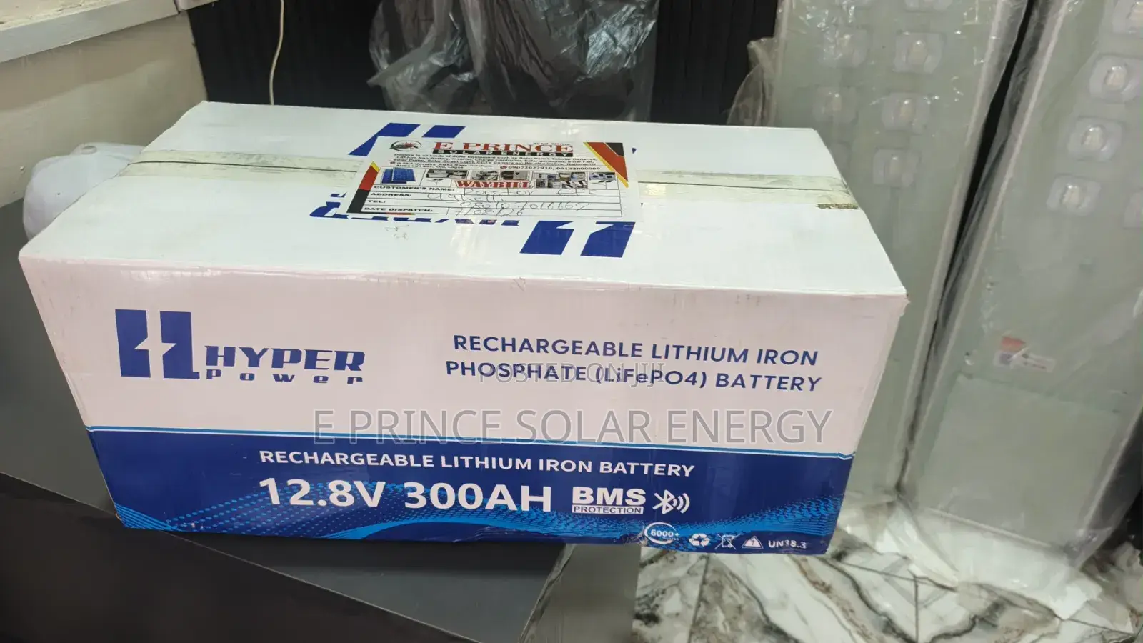 12v 300ah 3.8kwh Hyper Power Lithium Iron Battery