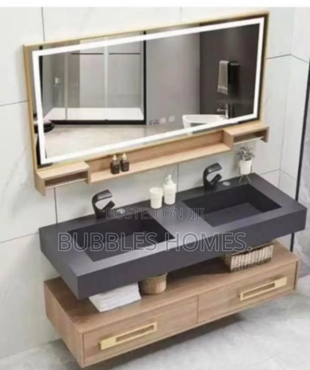 Double Cabinets Basin