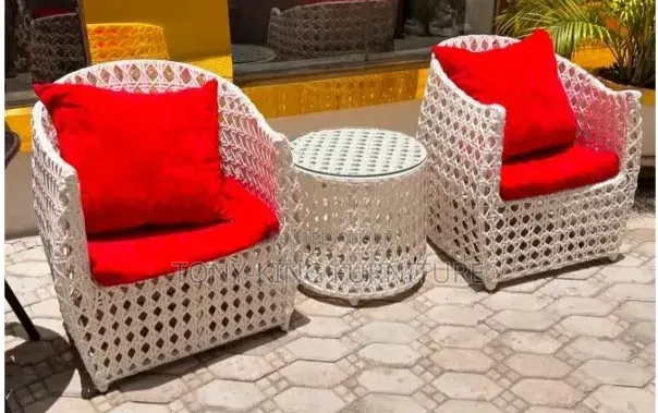 Outdoor Rattan Table and Chair Set