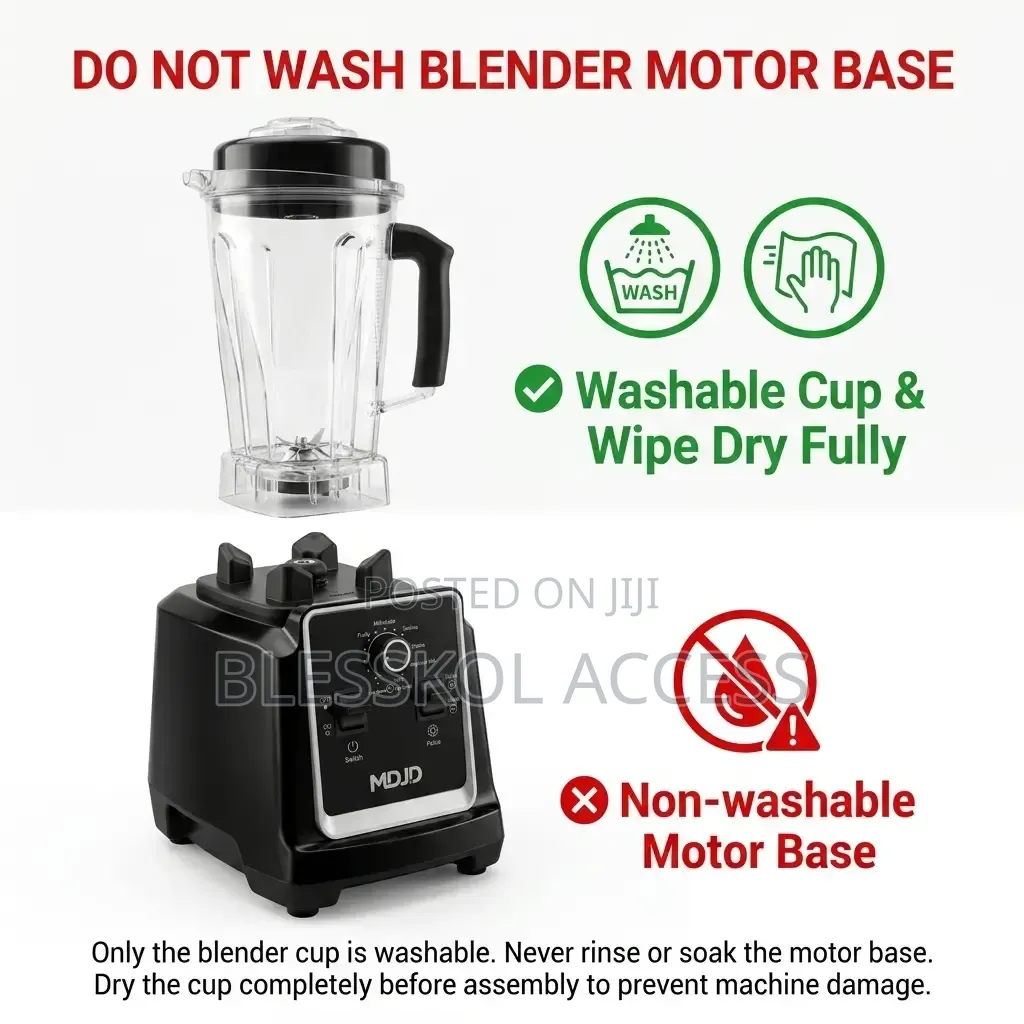 MDJD 9500W High-Power Blender With Double Cups