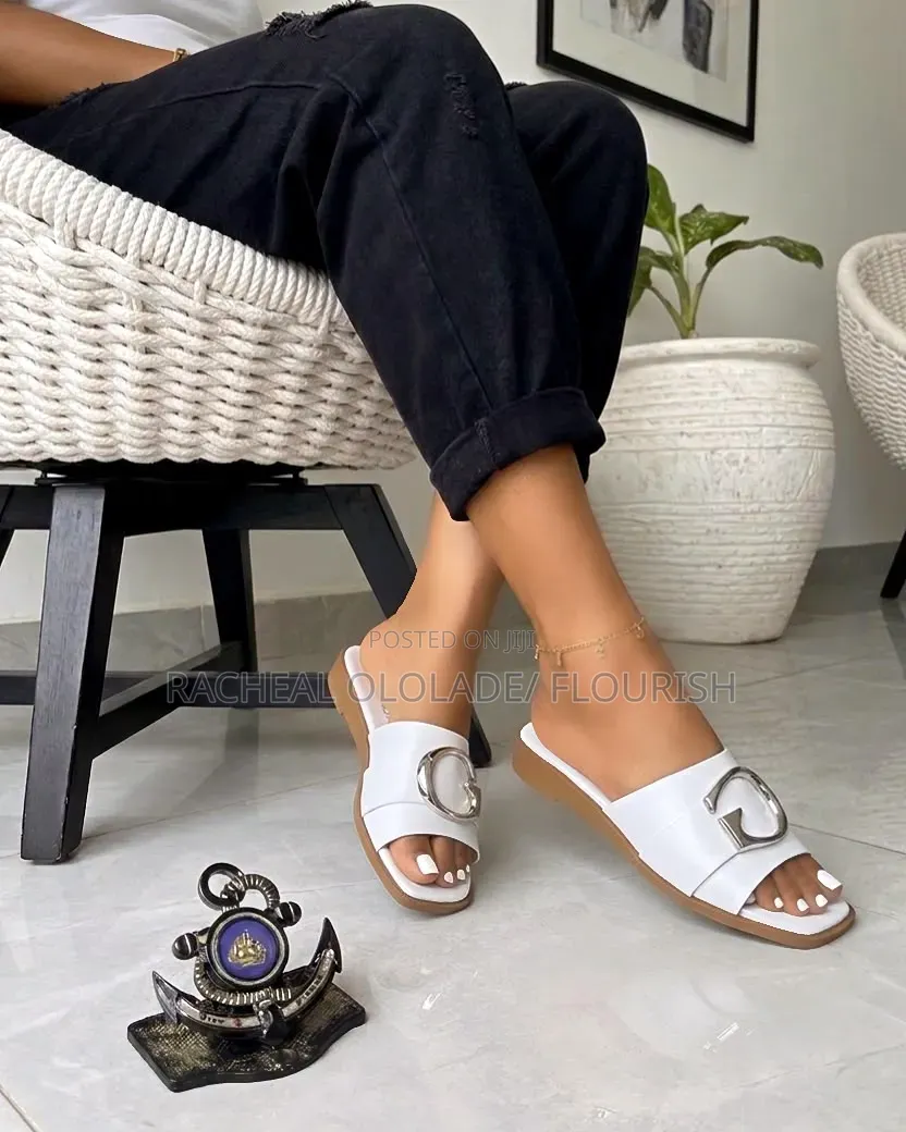 Quality Female Leather Slippers